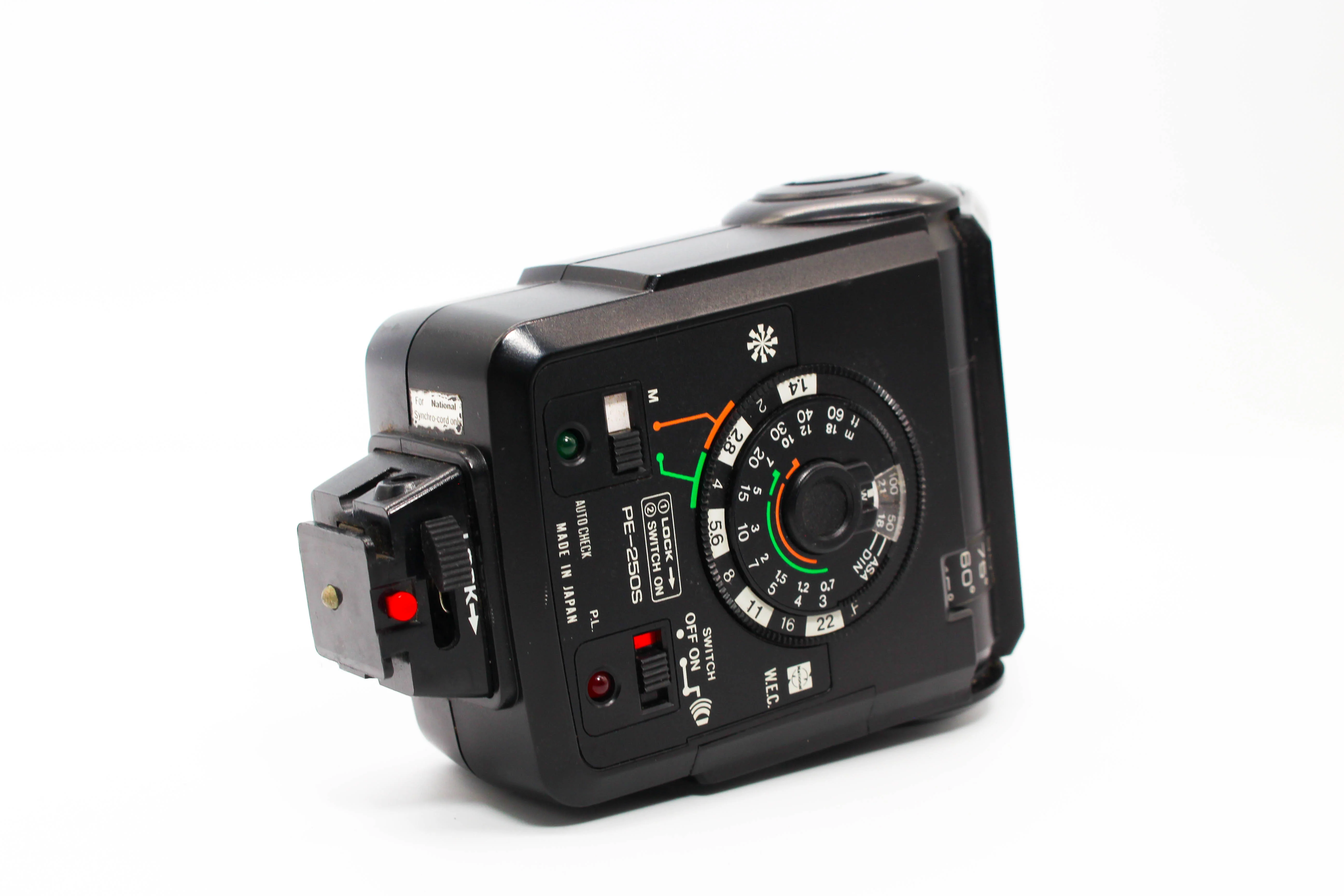 National PE 25OS Hot Shoe Flash For Vintage Film Photo Cameras - Tested Excellent - Image 3