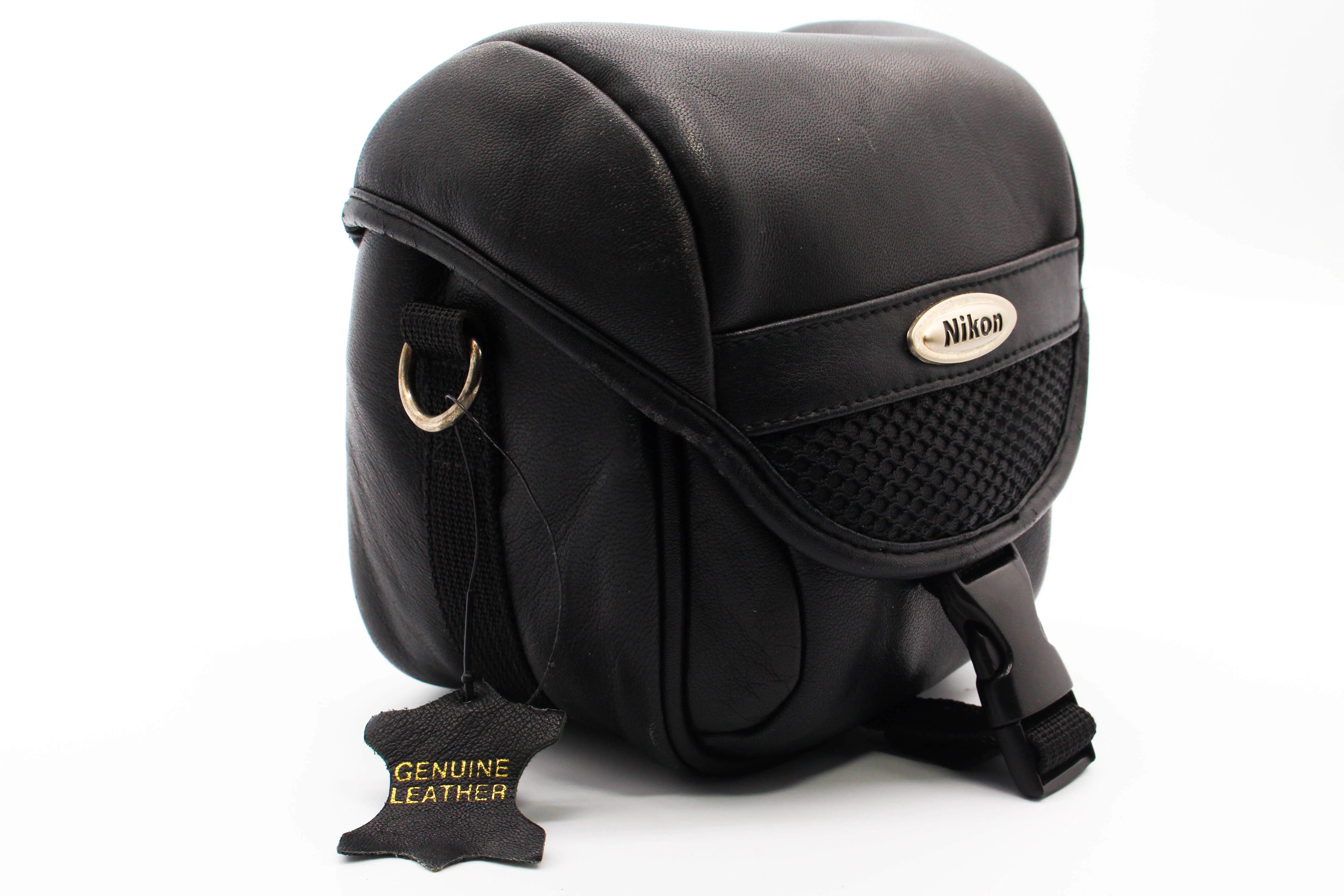 Nikon Genuine Leather Soft Camera Carry Pouch For Handycam Camcorder DSLR - Excellent - Image 3