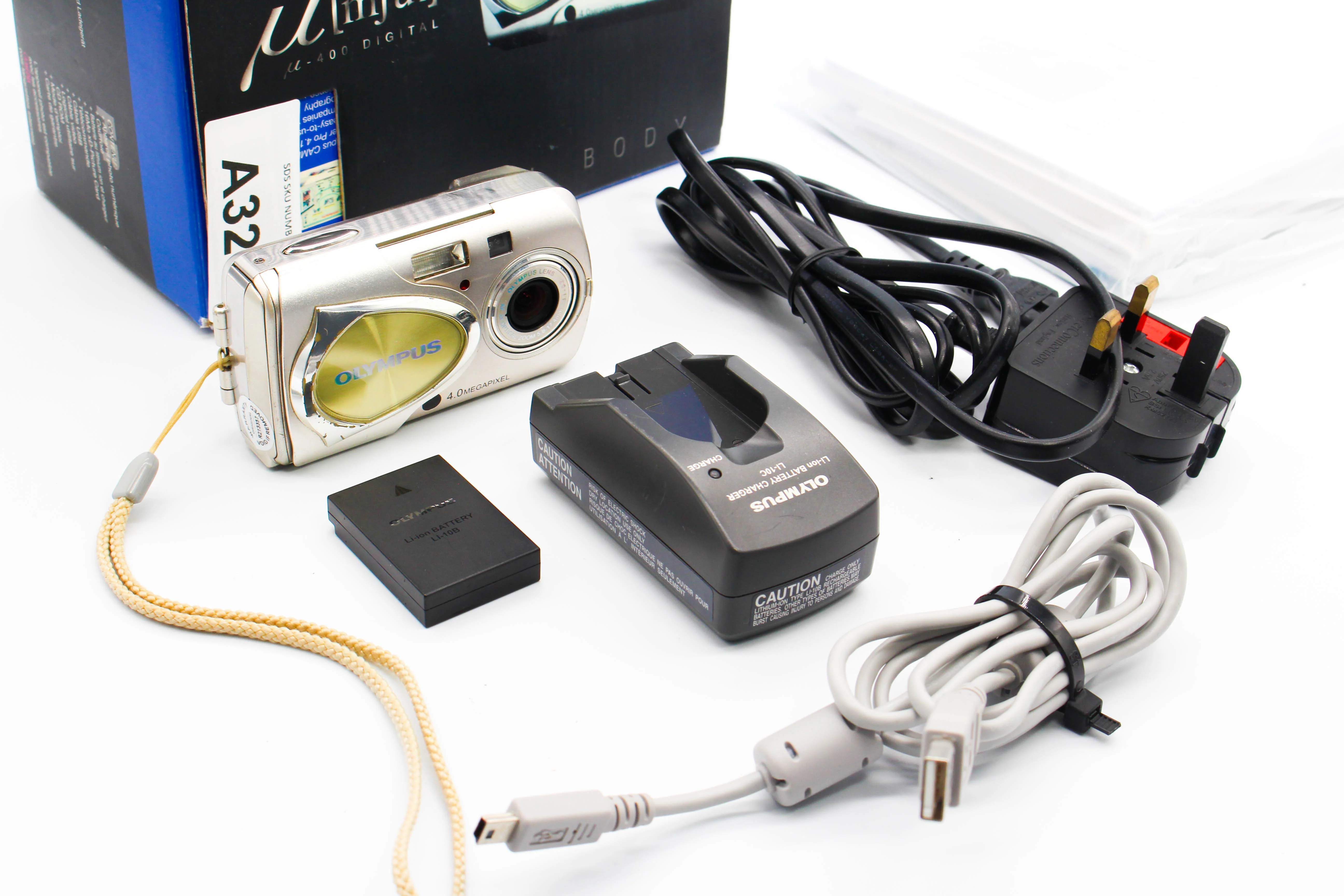 Olympus Camedia µ mju 400 Digital Retro Photo Digital Camera Digicam - Tested Bundle - Image 2
