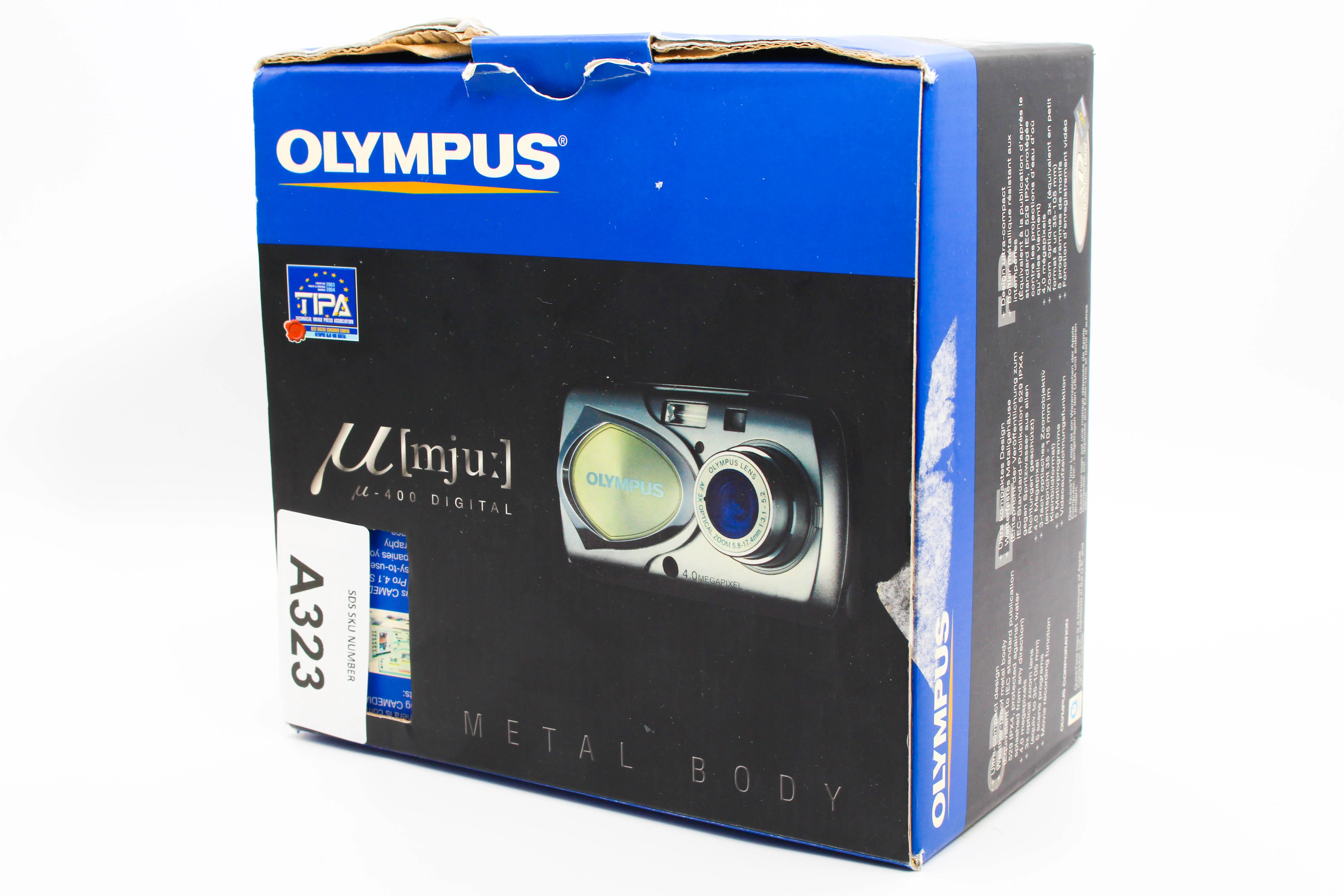 Olympus Camedia µ mju 400 Digital Retro Photo Digital Camera Digicam - Tested Bundle - Image 3