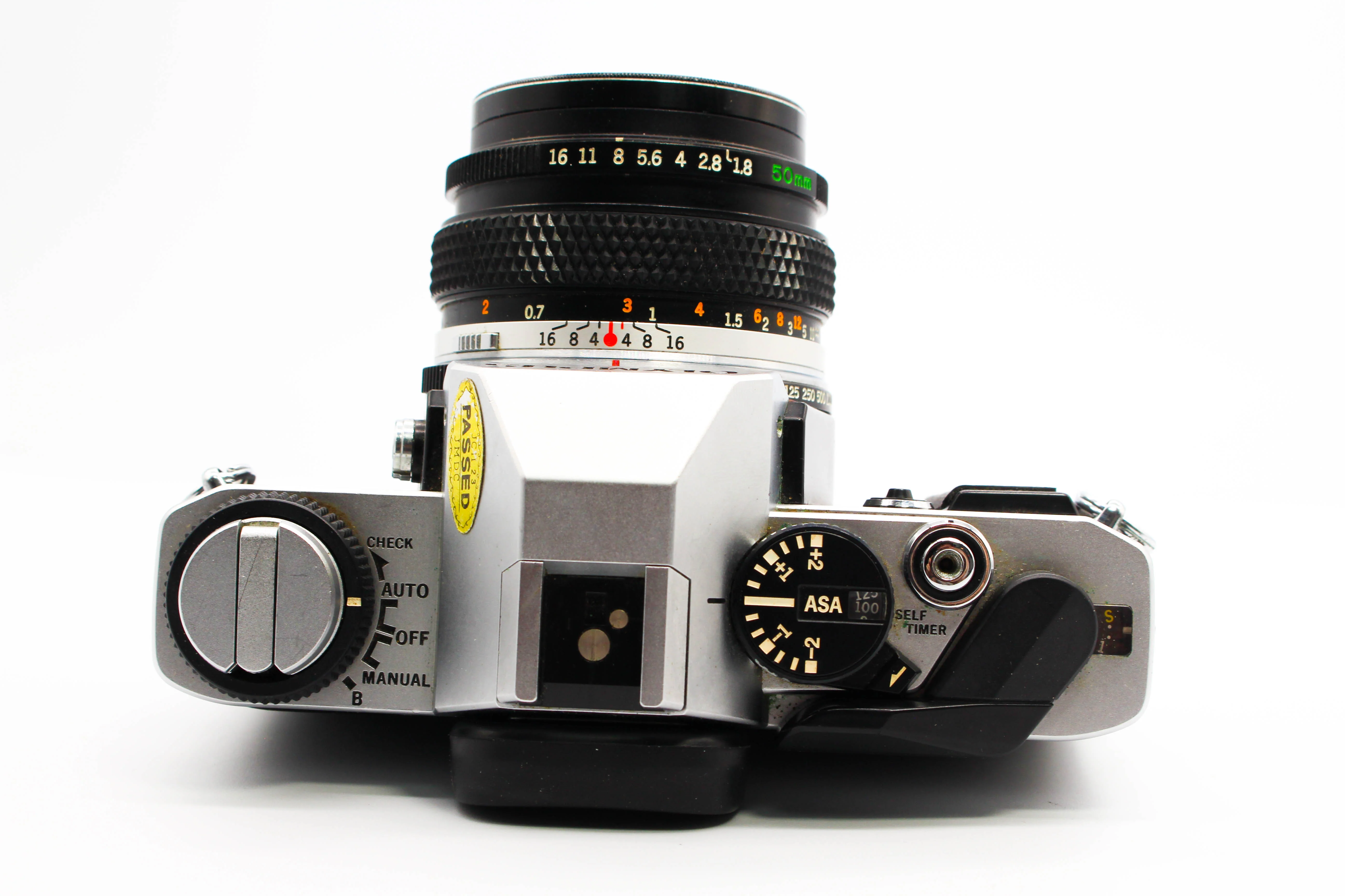 Olympus OM20 SLR 35mm Film Camera With 50mm f/1.8mm Lens - Tested Bundle Good - Image 6