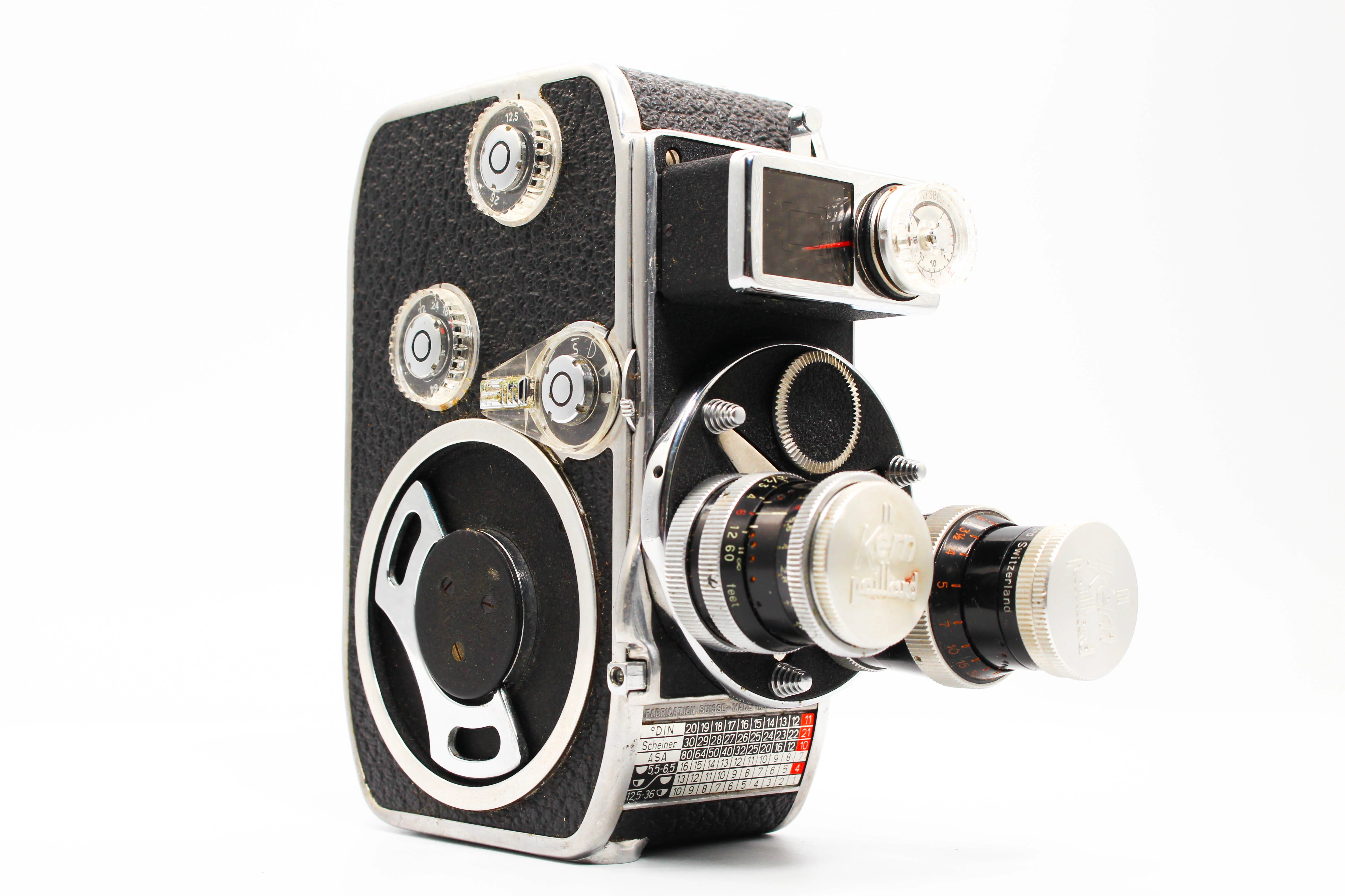 Paillard Bolex D8L Double 8mm Movie Cine Film Camera With 2 Lens - Tested Excellent - Image 4
