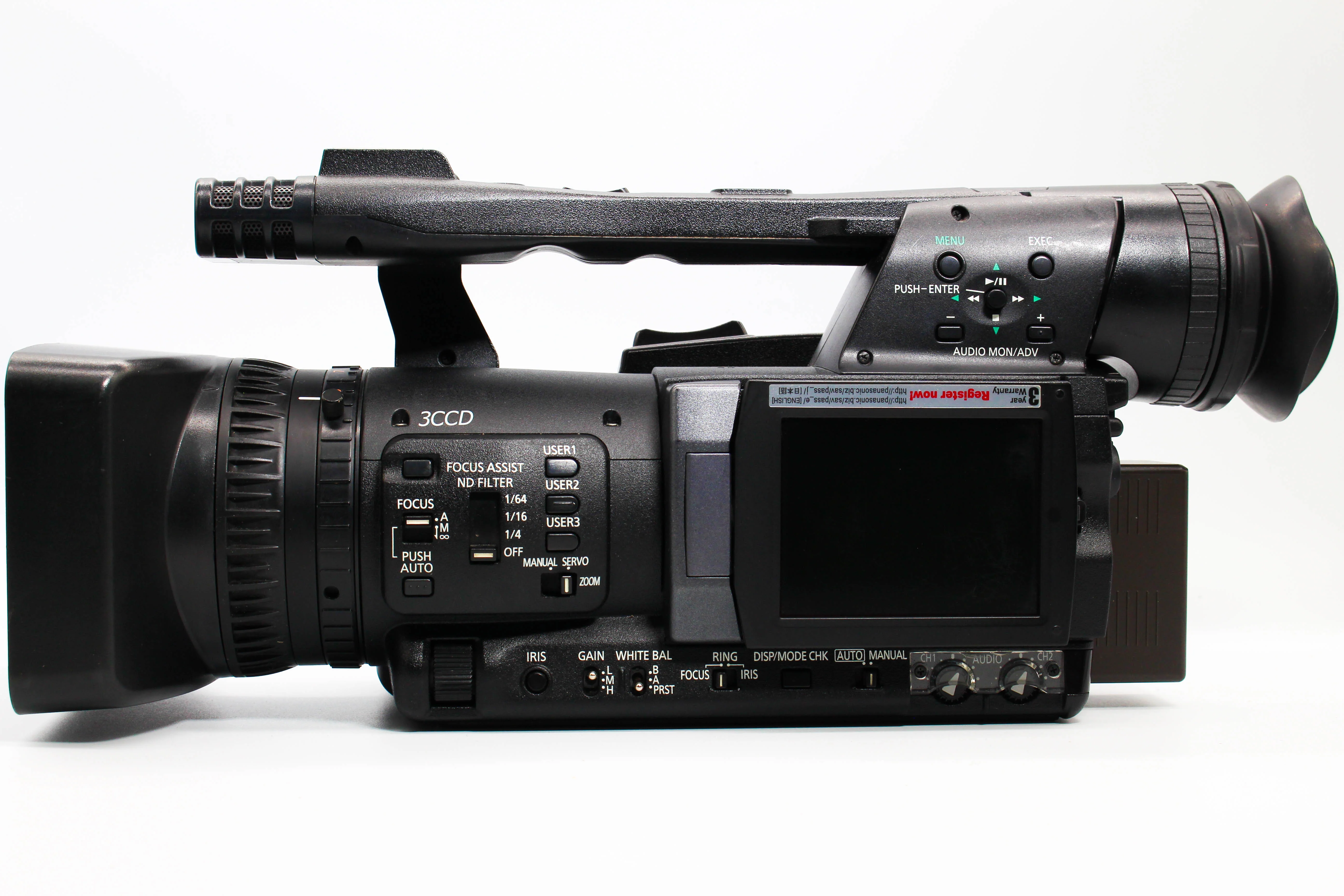 Panasonic AG-HMC151E SD Card Digital Video Camcorder Camera - Tested Bundle Excellent - Image 6