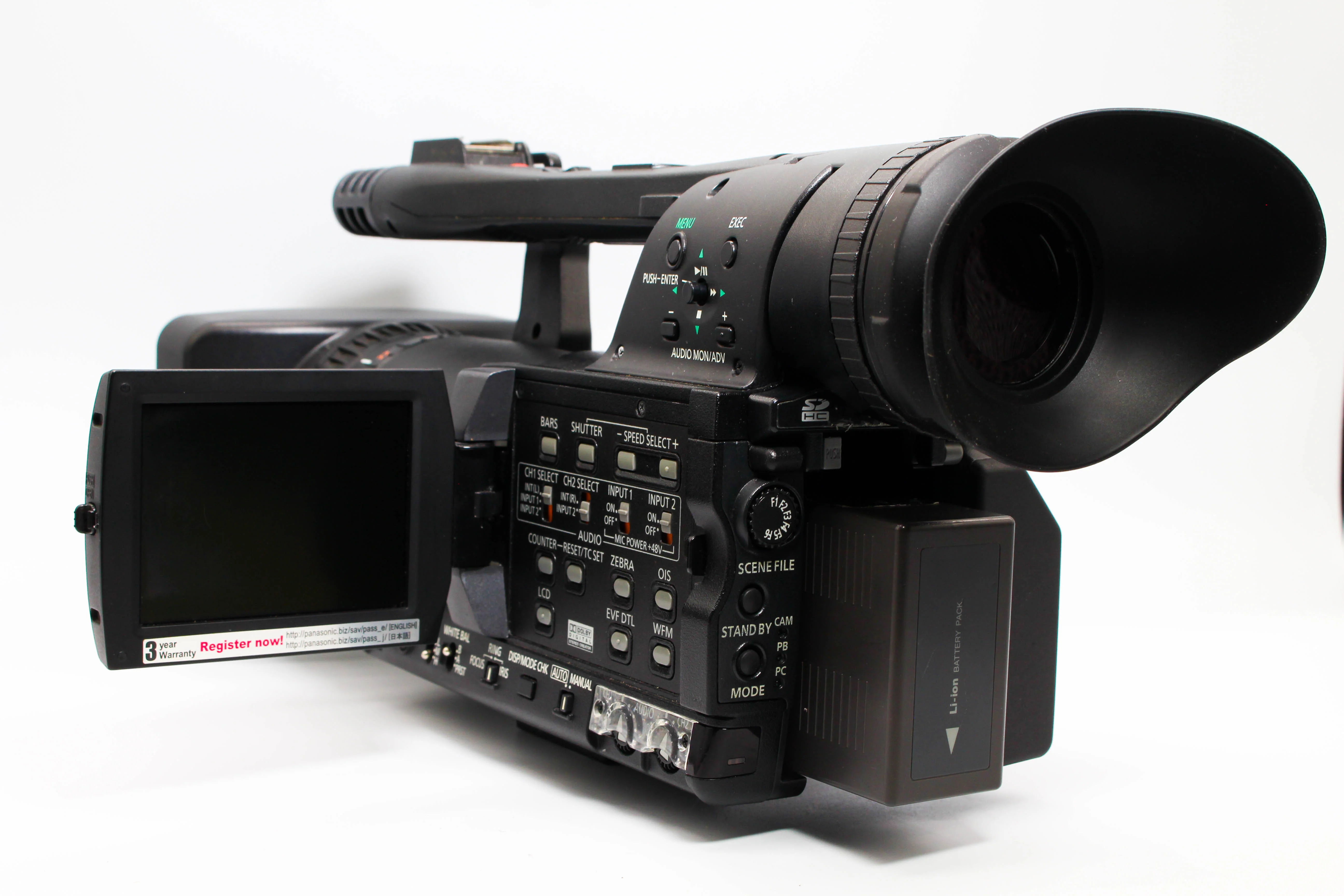 Panasonic AG-HMC151E SD Card Digital Video Camcorder Camera - Tested Bundle Excellent - Image 5