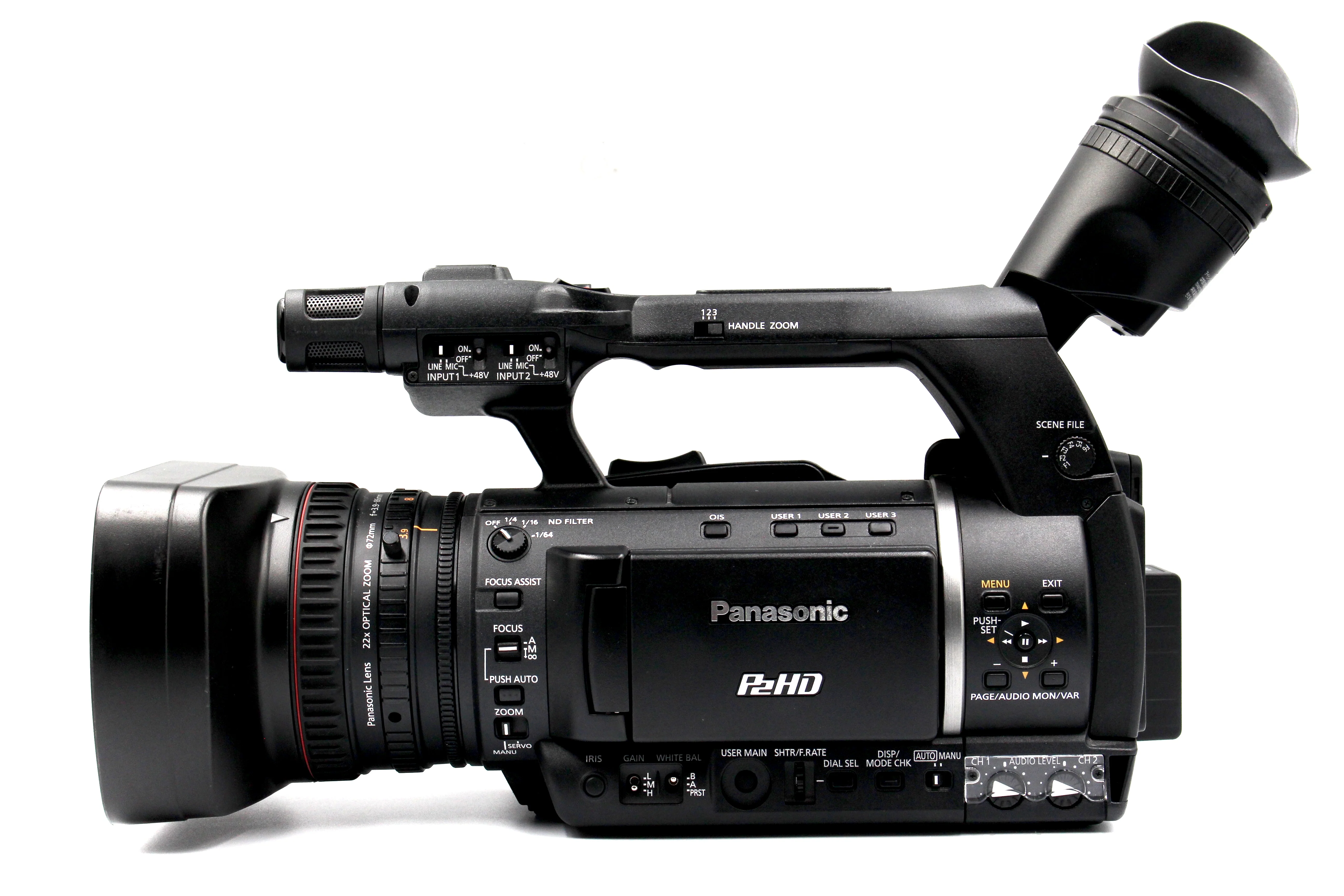 Panasonic AG-HPX250EJ P2 Digital Video Camcorder - Tested Bundle Excellent - Image 3