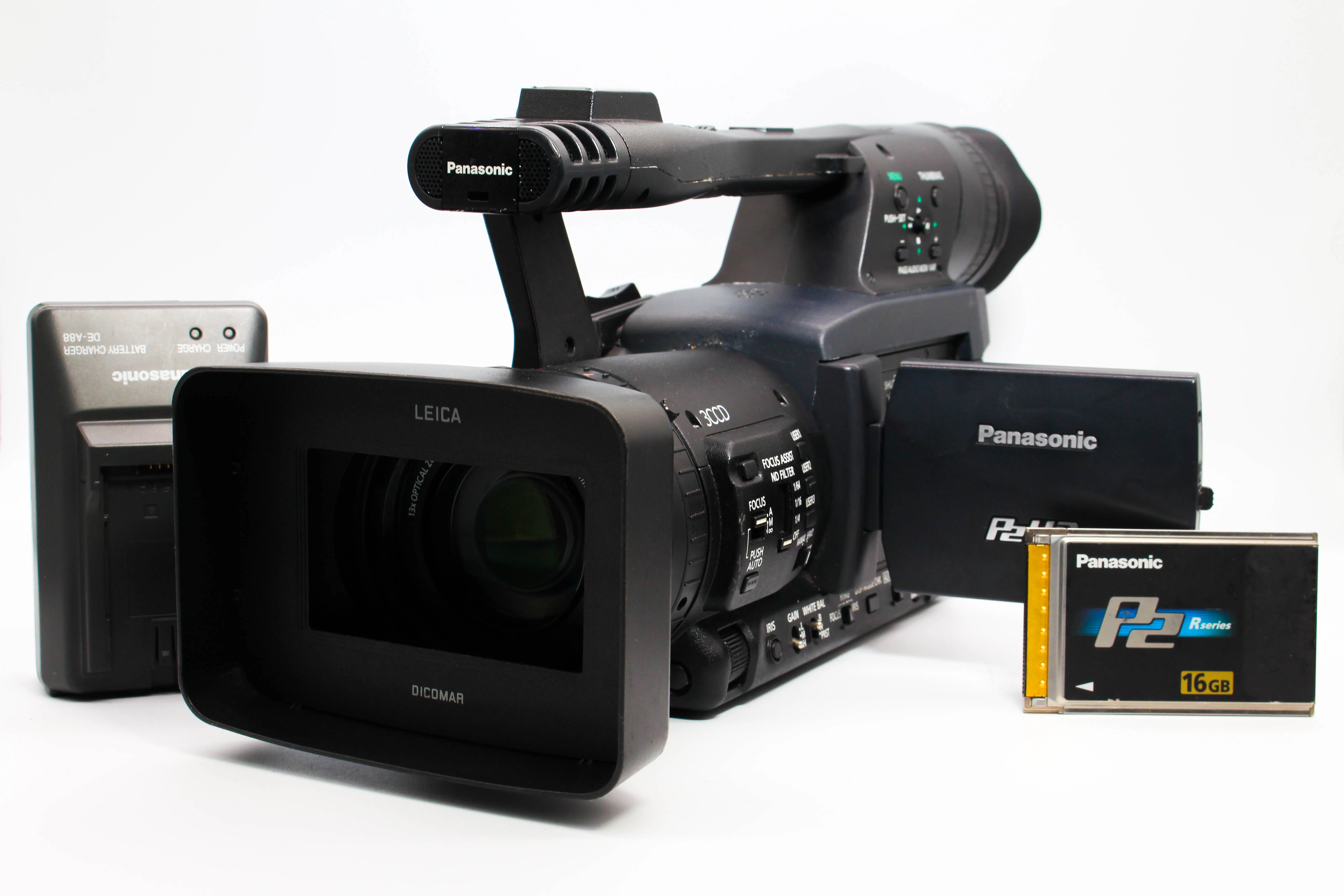 Panasonic AG-HPX170P NTSC P2 Card Digital Video Camcorder Camera - Tested Bundle Good - Image 3