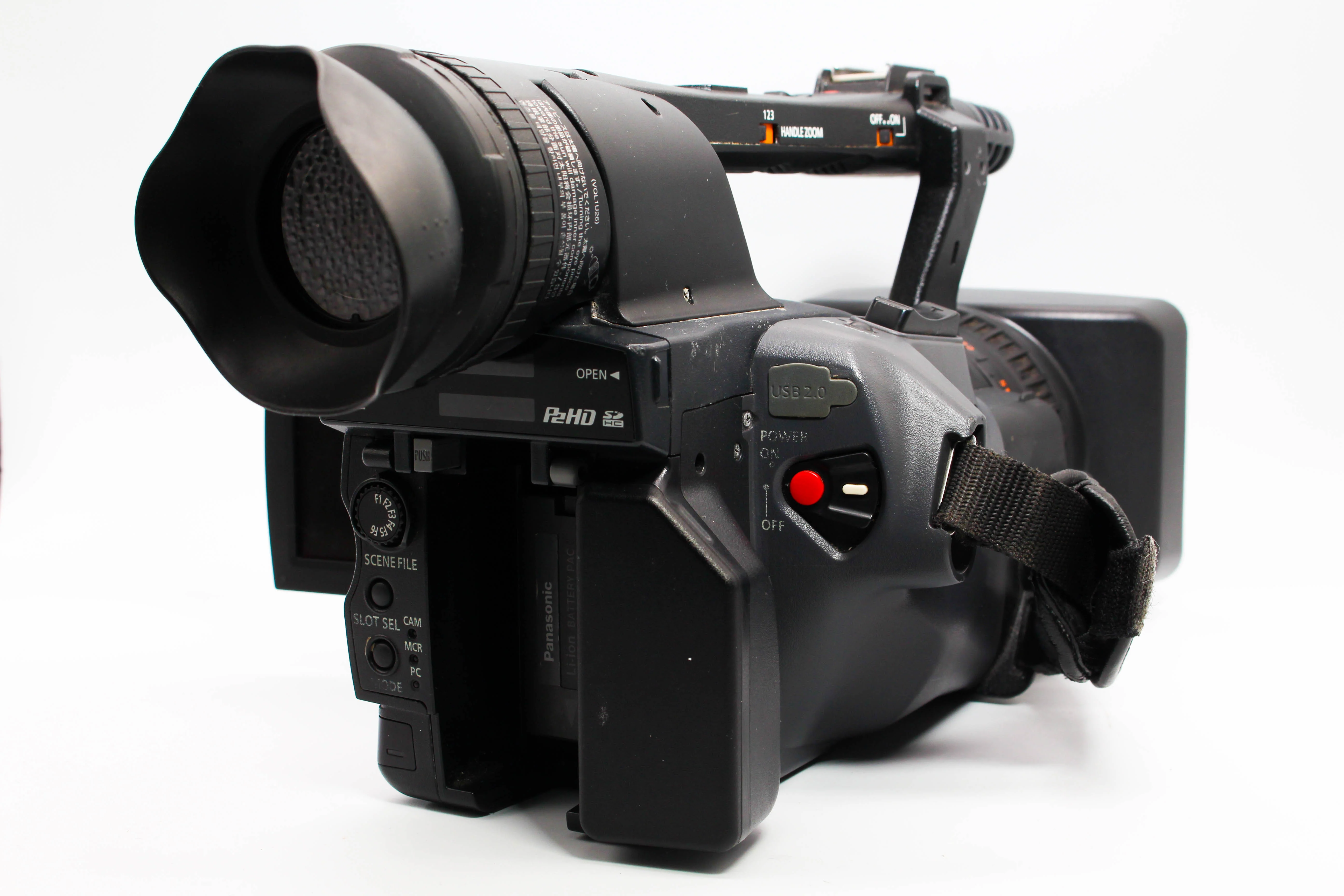 Panasonic AG-HPX170P NTSC P2 Card Digital Video Camcorder Camera - Tested Bundle Good - Image 5