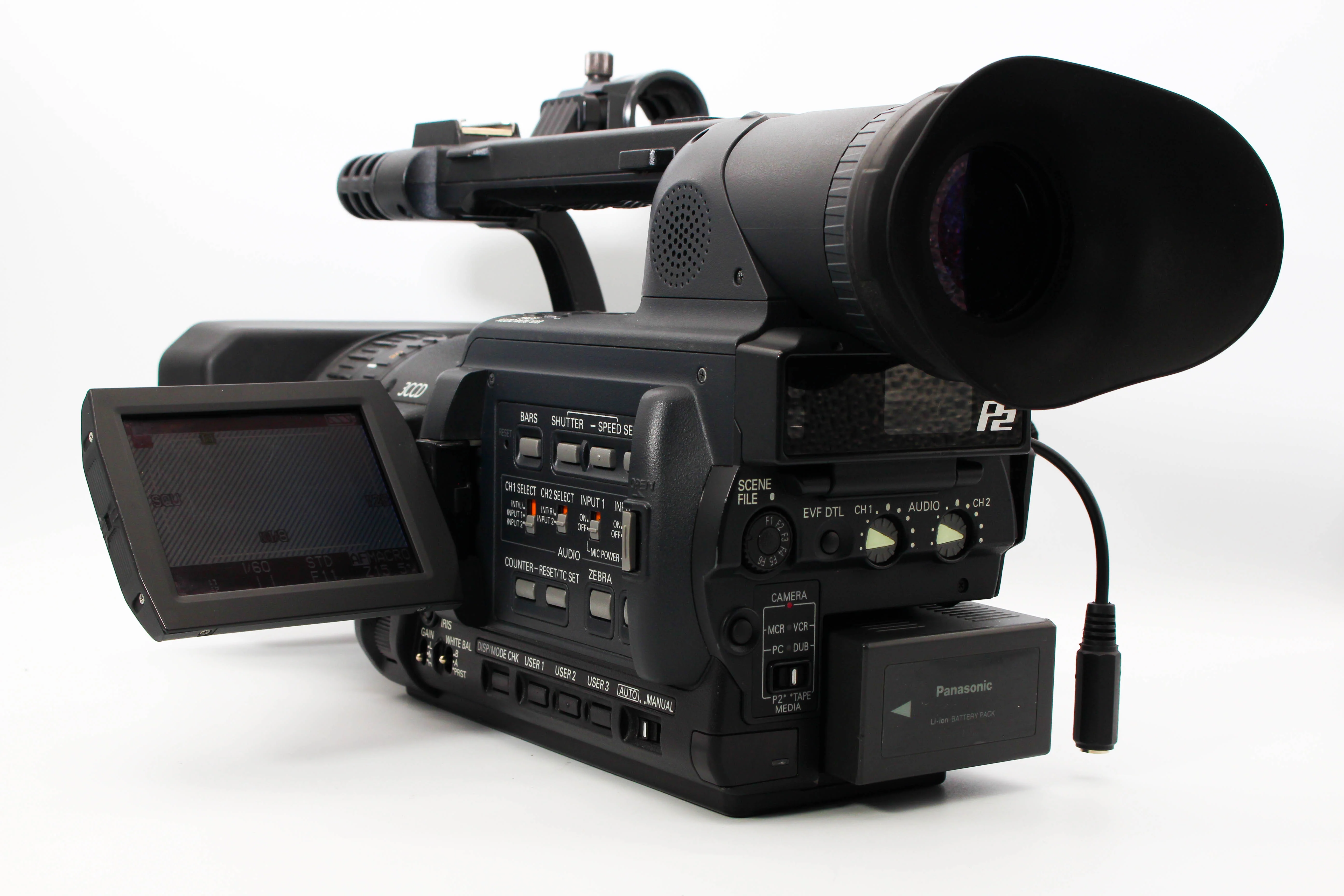 Panasonic AG-HVX200E MiniDV P2 HD Digital Video Camera Camcorder - Image 5