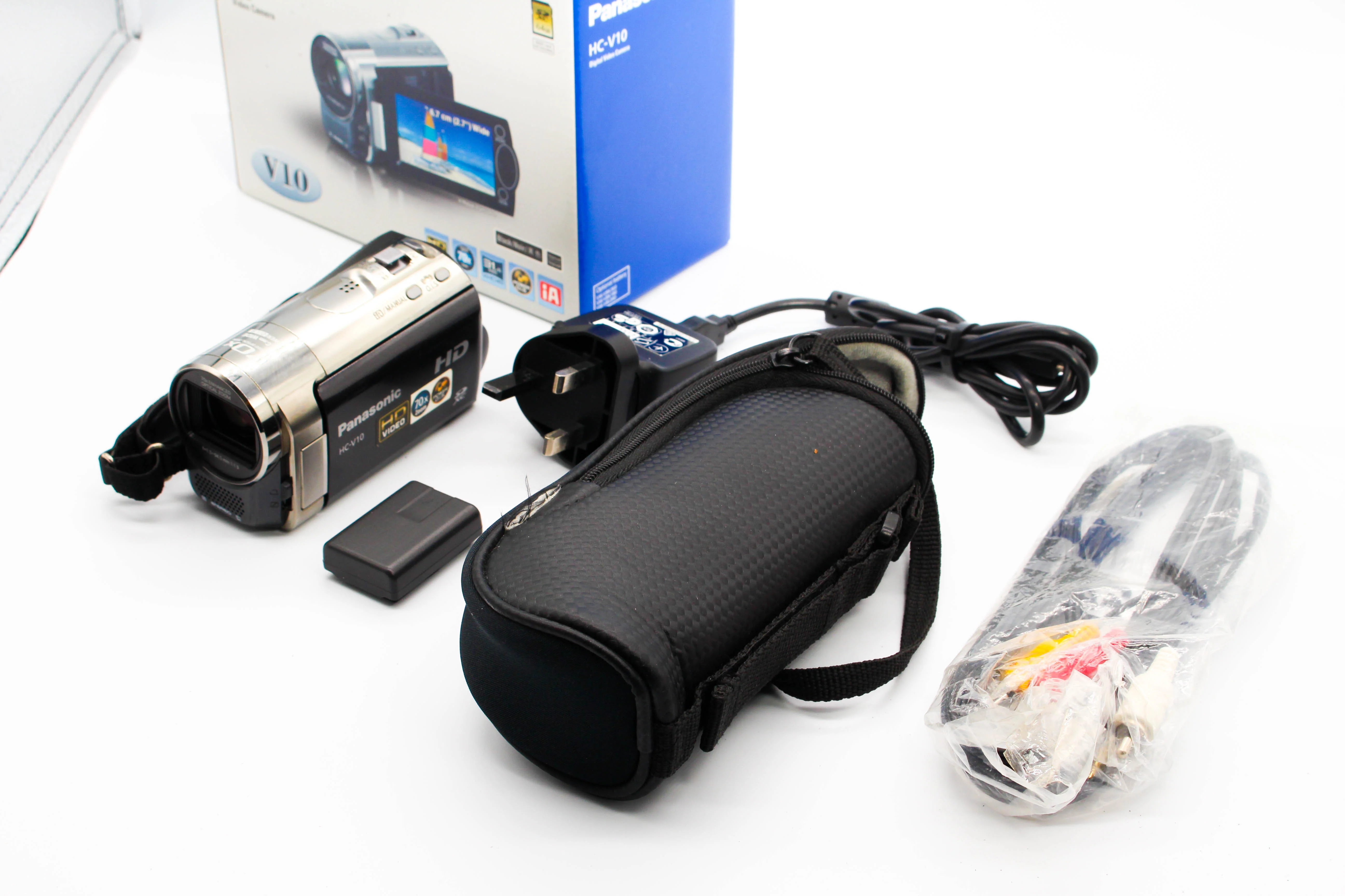 Panasonic HC-V10 HD SD Card Digital Video Camcorder Camera - Tested Bundle Excellent - Image 2