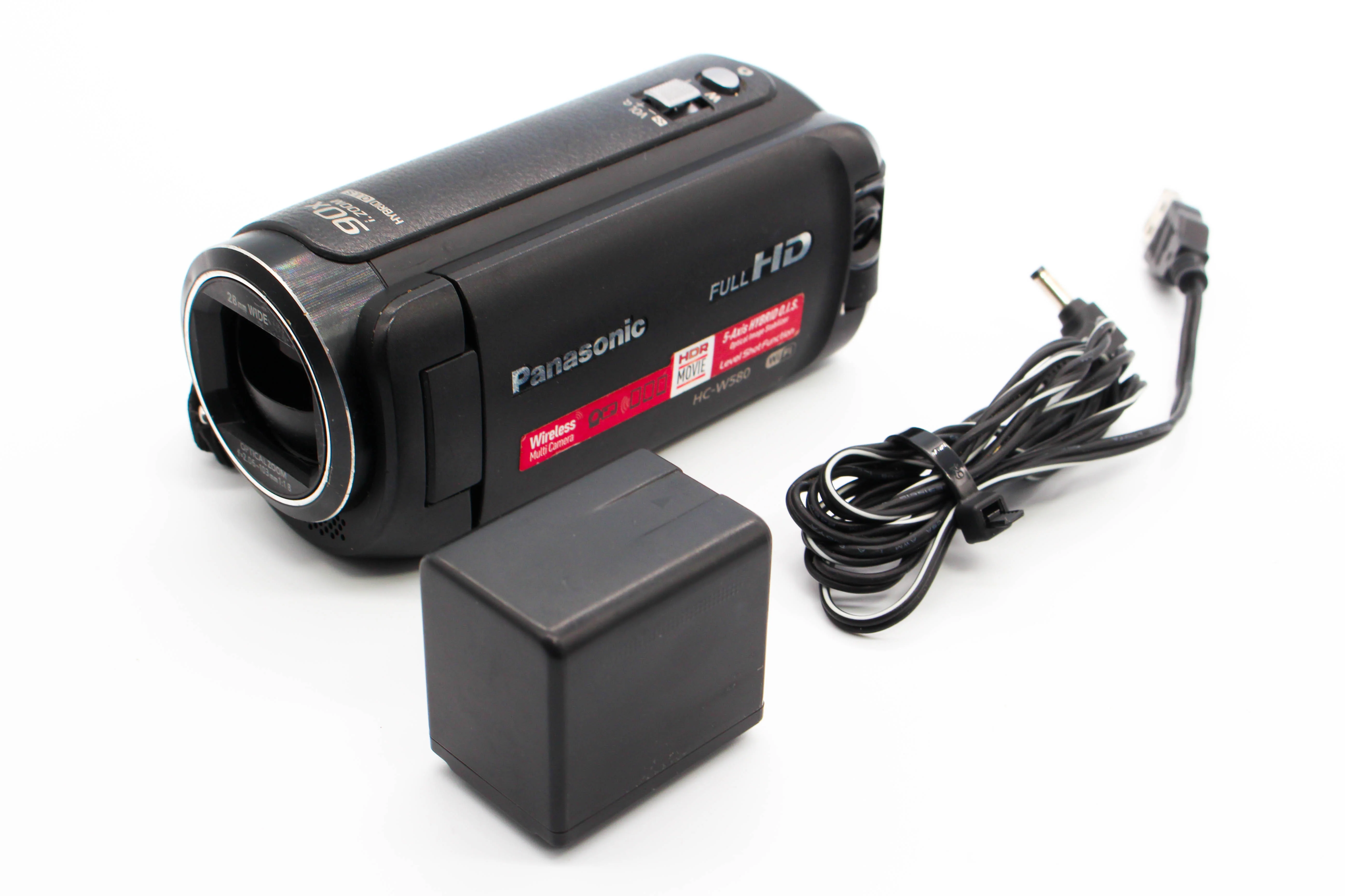 Panasonic HC-W580 HD SD Card Video Handycam Camcorder Camera (Read) - Tested Bundle Good - Image 2
