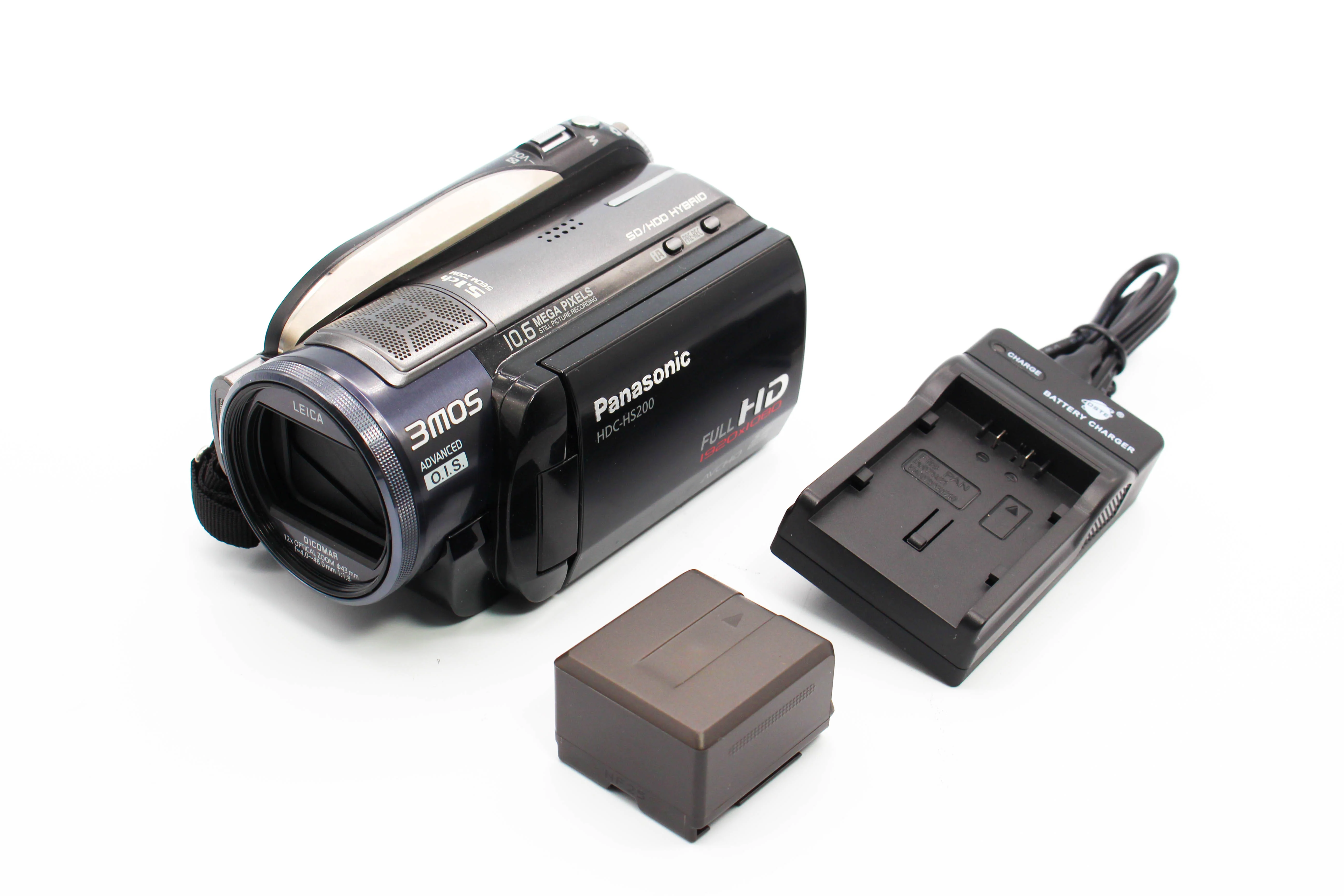 Panasonic HDC-HS200 HD SD Card Video Handycam Camcorder Camera - Tested Bundle Excellent - Image 2