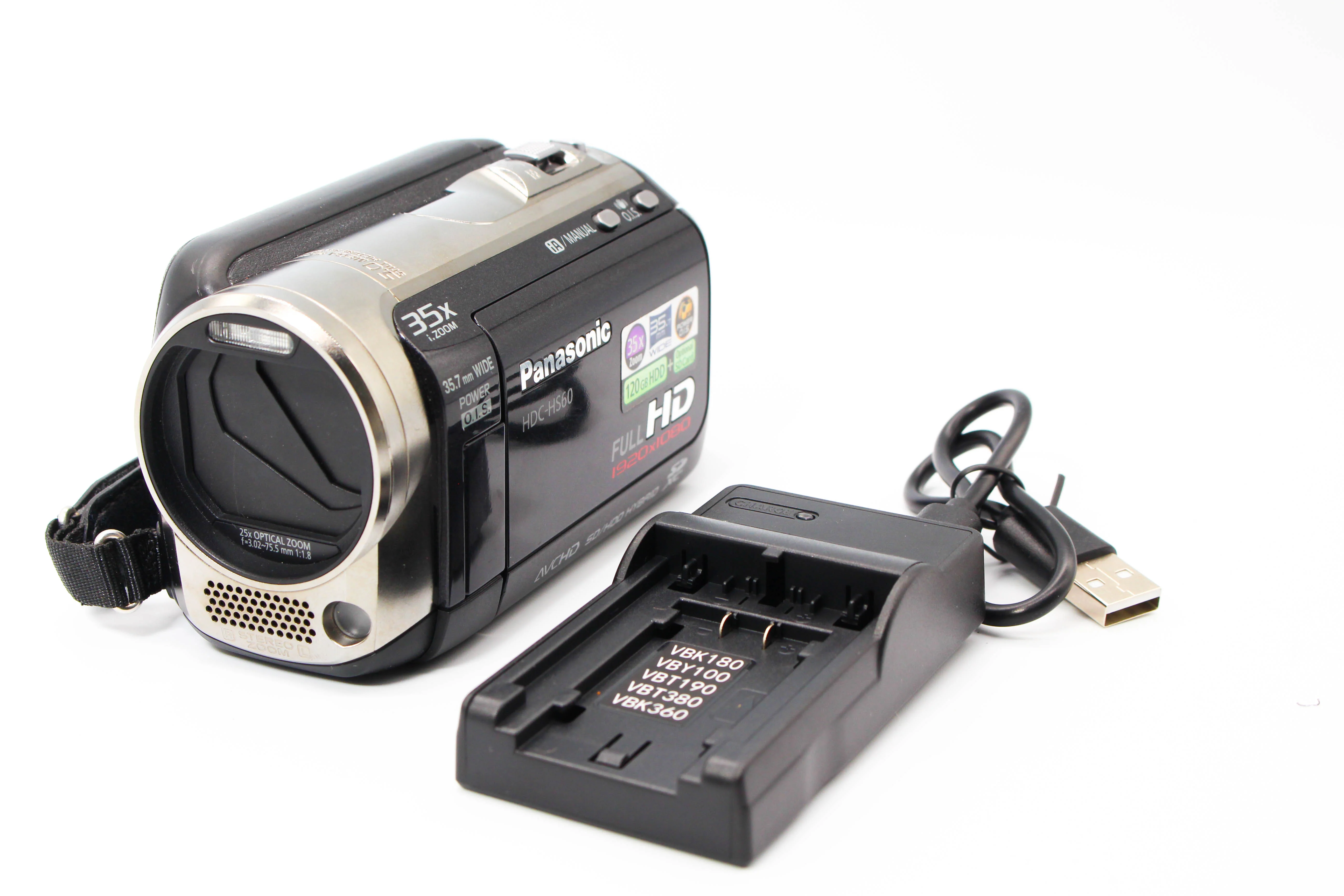 Panasonic HDC-HS60 HD HDD Digital Video Camcorder - Tested Bundle Good - Image 2