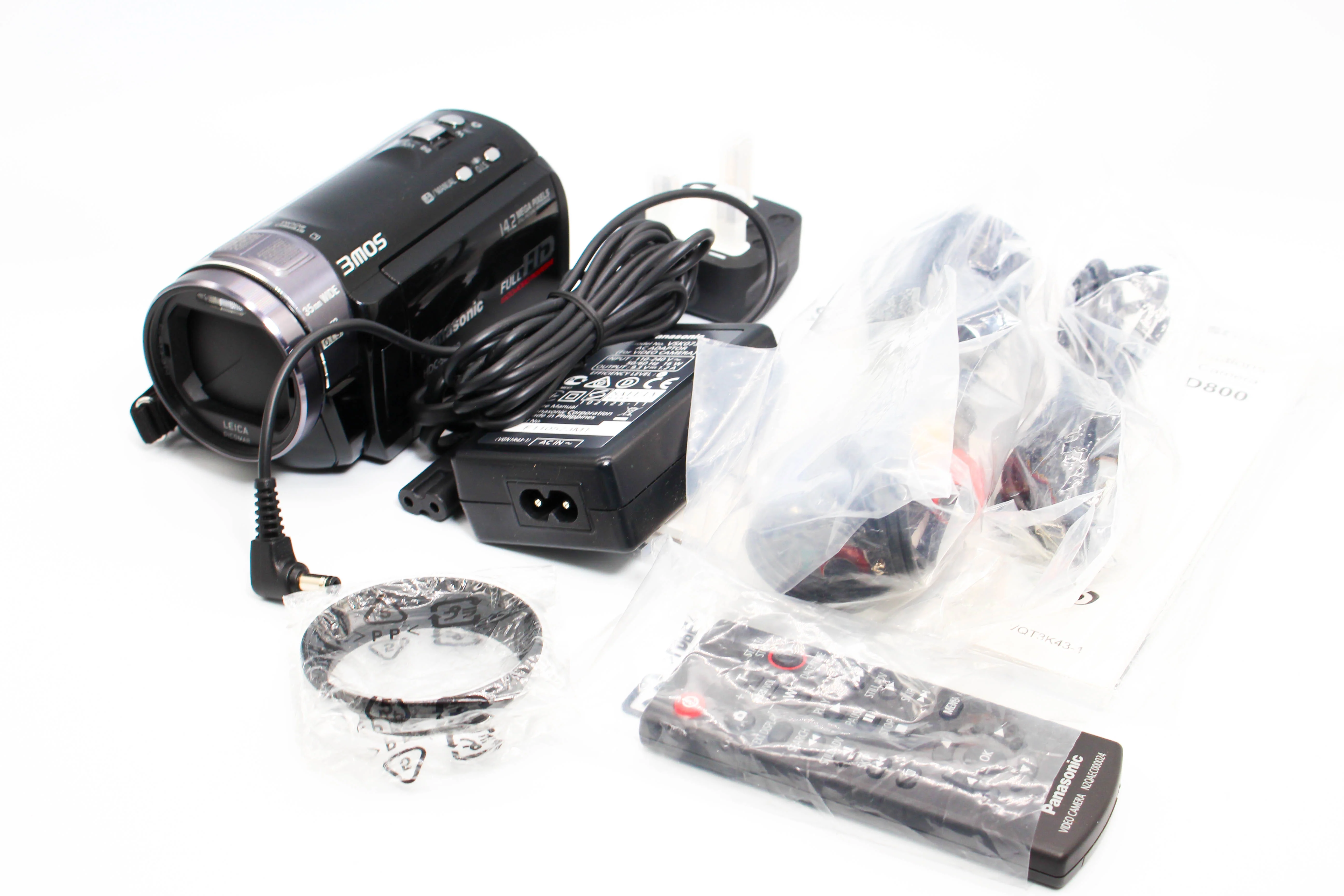 Panasonic HDC-SD800 HD SD Card Video Handycam Camcorder Camera - Tested Bundle Excellent - Image 2