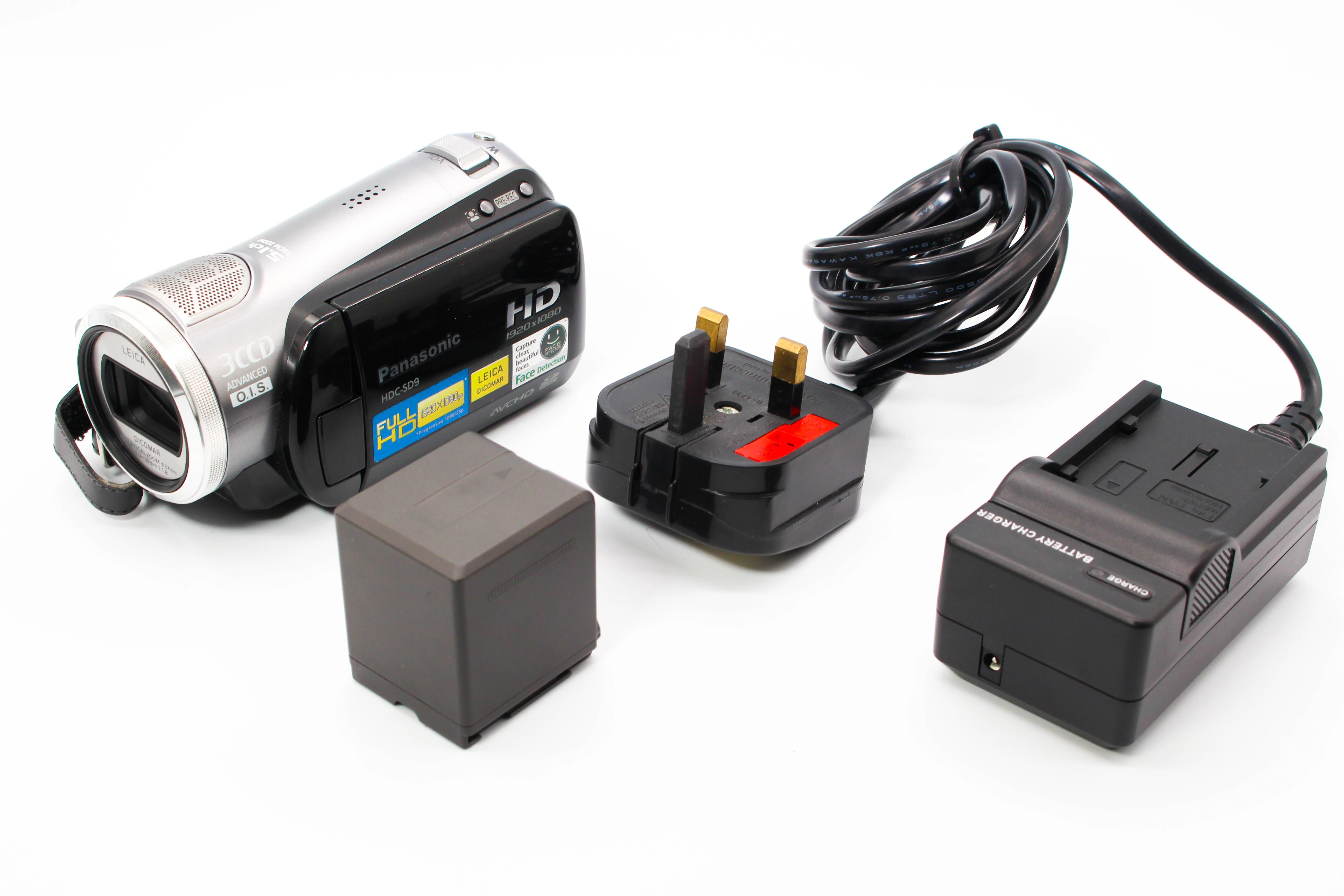 Panasonic HDC-SD9 HD SD Card Digital Video Camcorder - Tested Bundle Excellent - Image 2