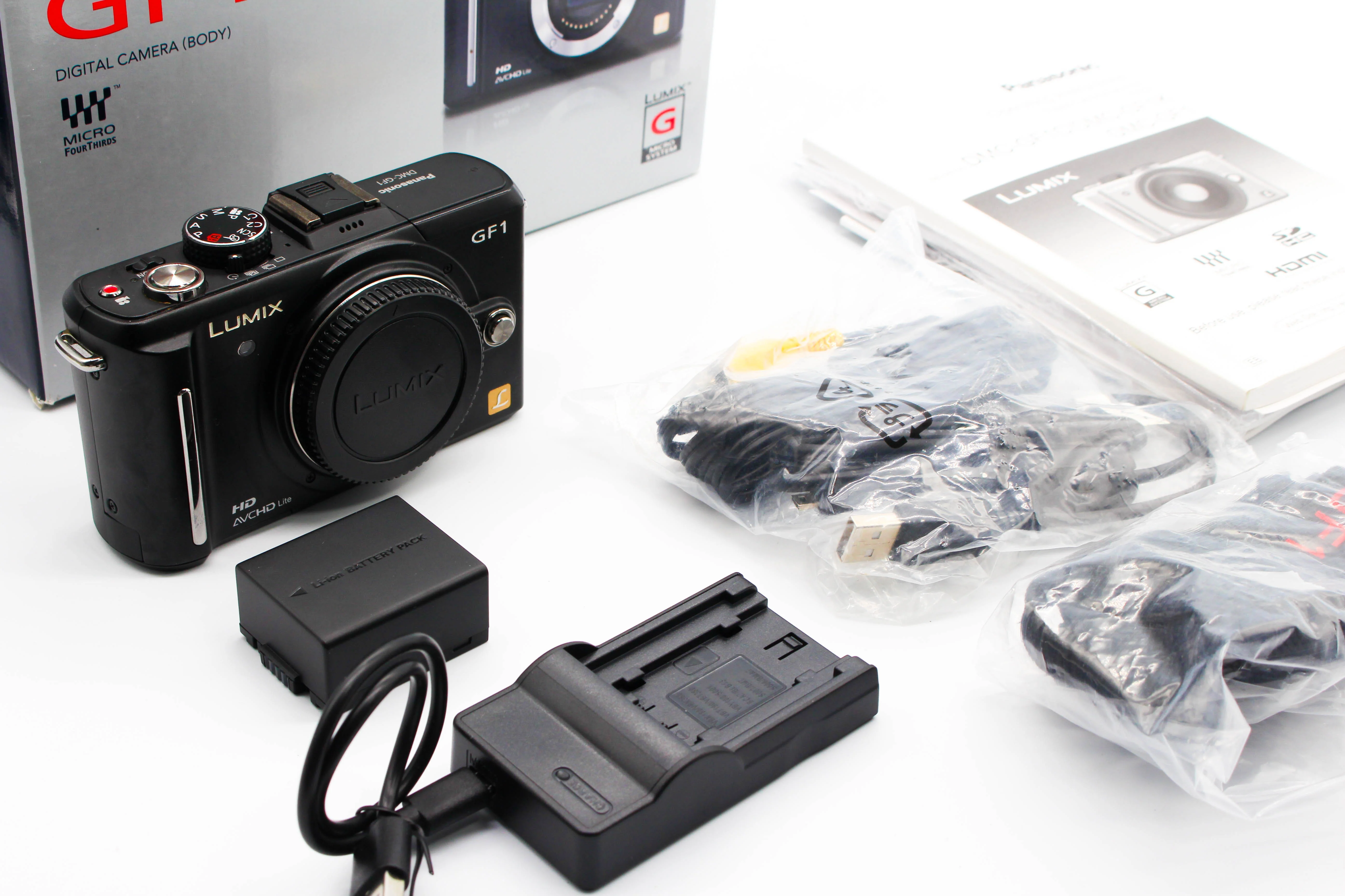Panasonic Lumix DMC-GF1 Mirrorless Micro Four Thirds Digital Photo Video Camera Body  - Tested Bundle Excellent - Image 2