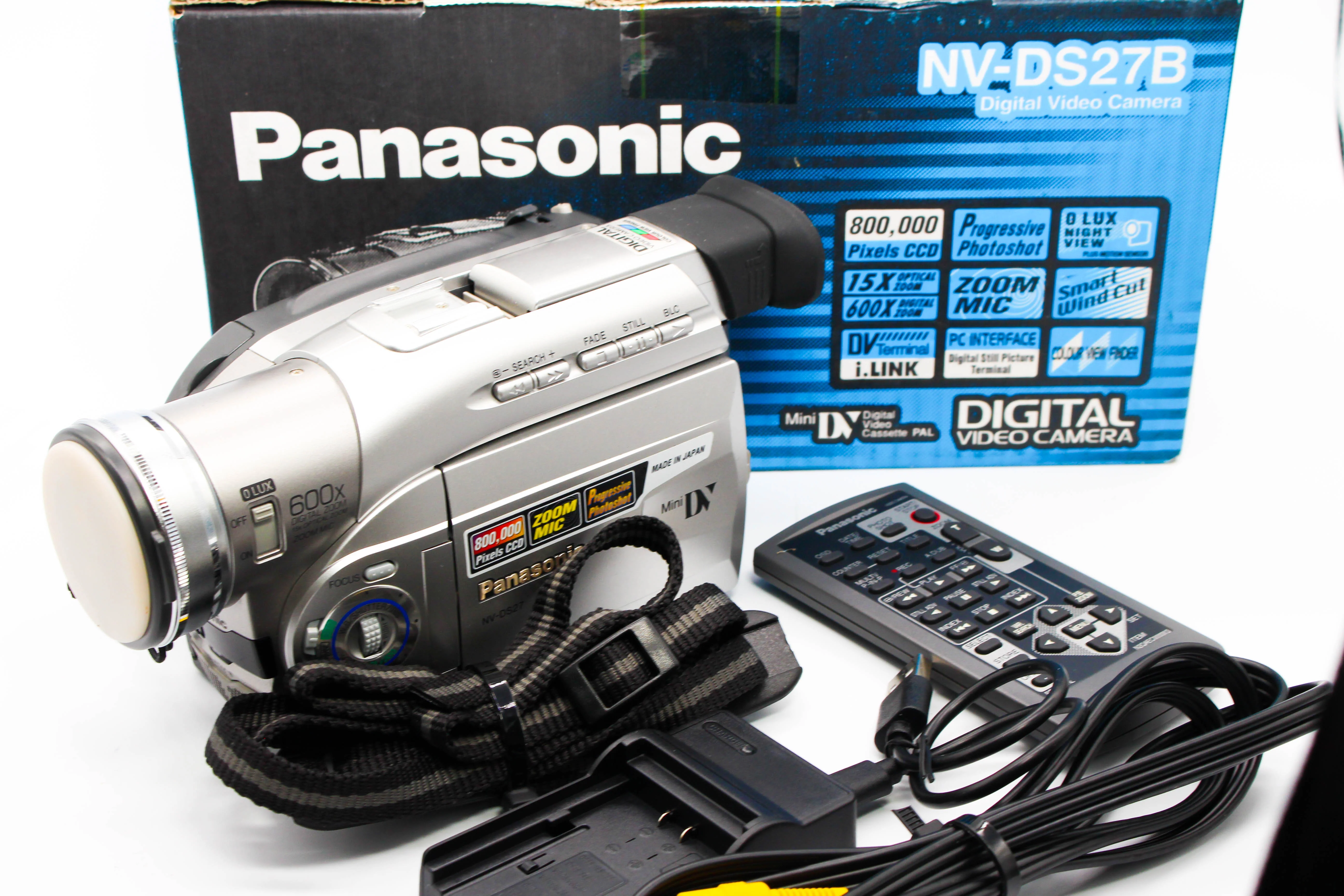 Panasonic NV-DS27B MiniDV Video Handycam Camcorder Camera - Tested Bundle Excellent - Image 2