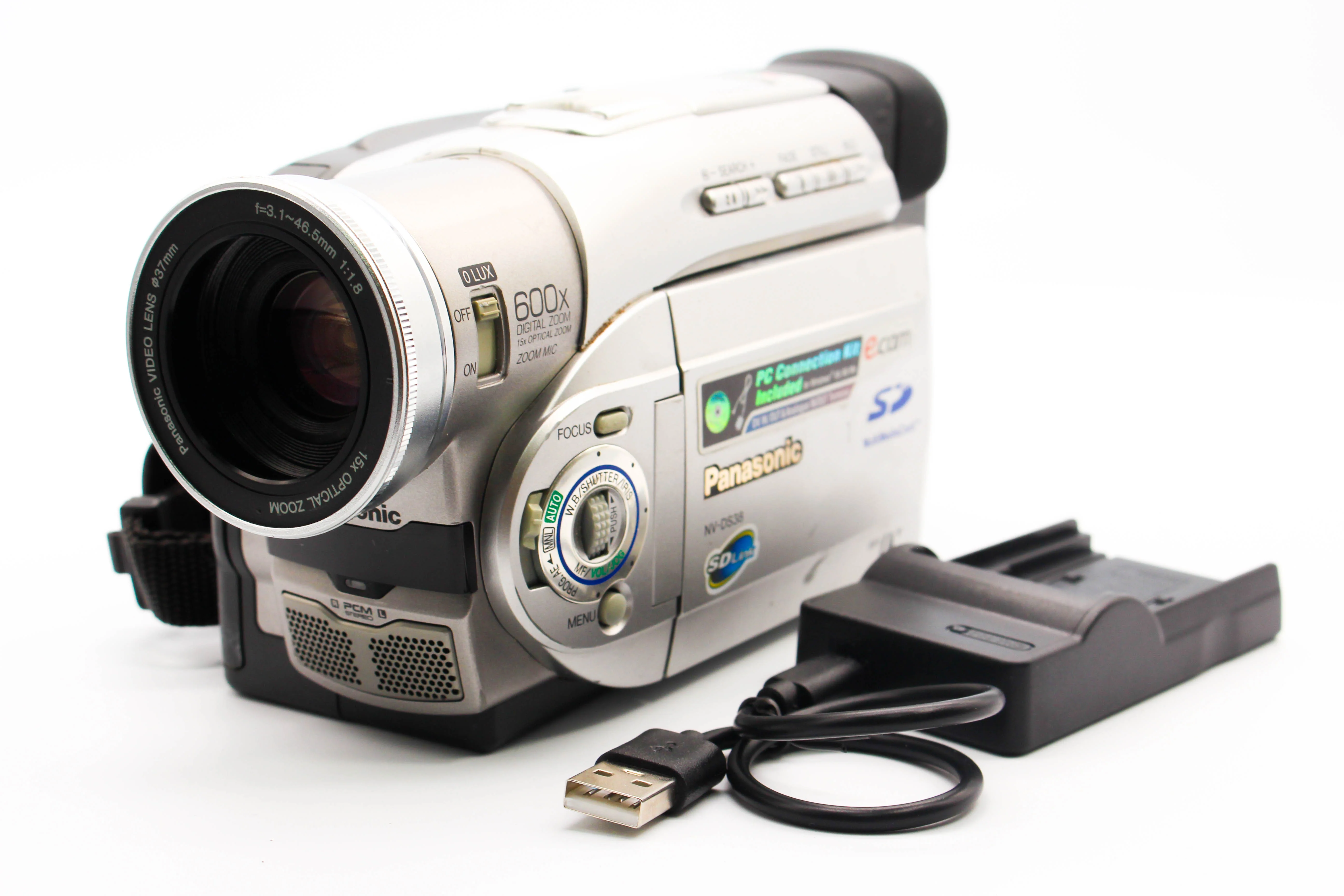 Panasonic NV-DS38B MiniDV Video Handycam Camcorder Camera - Tested Bundle - Image 2