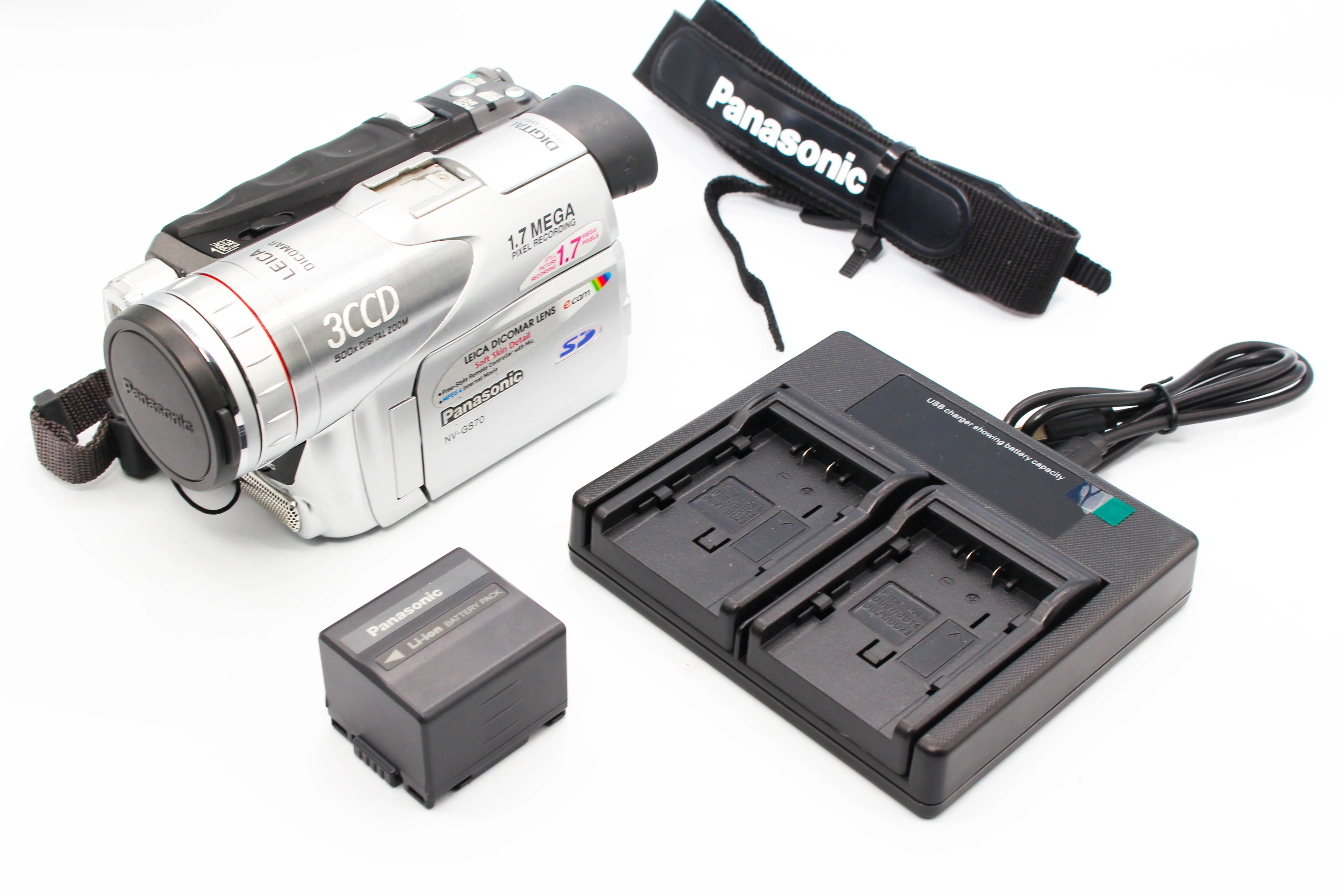 Panasonic NV-GS70 MiniDV Digital Video Handycam Camcorder Camera - Tested Bundle Excellent - Image 3