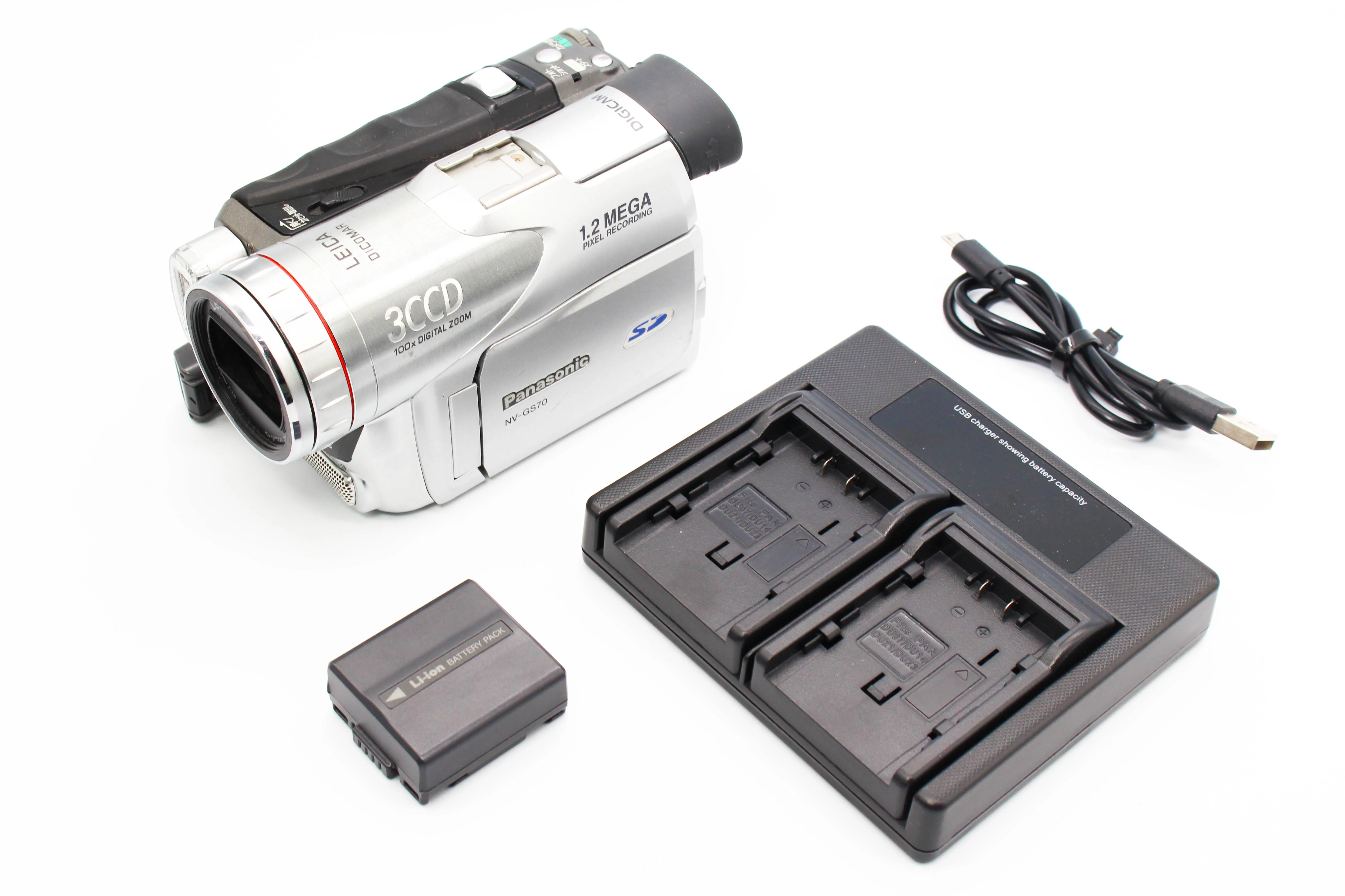 Panasonic NV-GS70 NTSC MiniDV Digital Video Camera Camcorder - Tested Bundle - Image 2