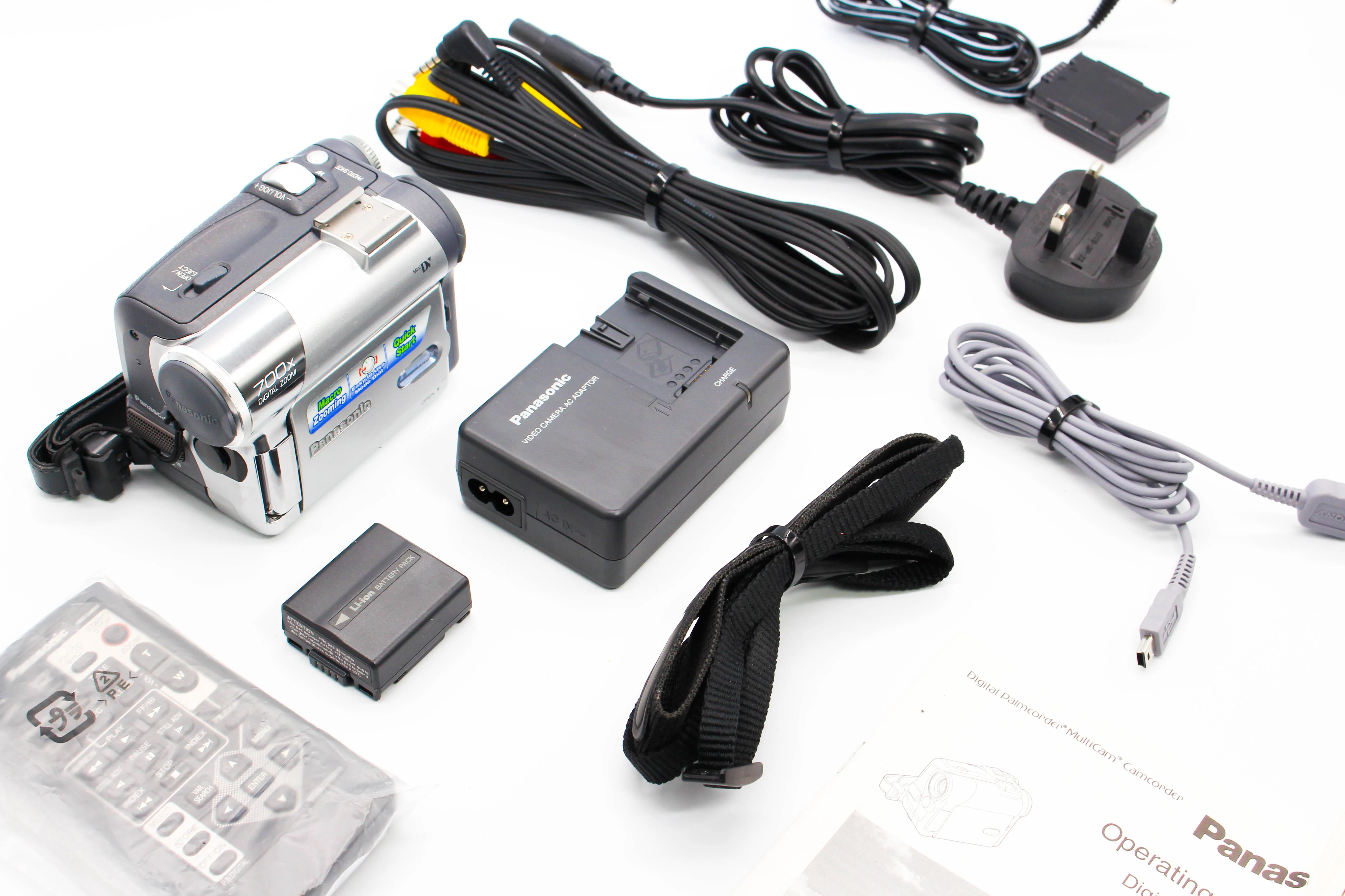 Panasonic PV-GS33 NTSC MiniDV Video Handycam Camcorder Camera - Tested Bundle Excellent - Image 2