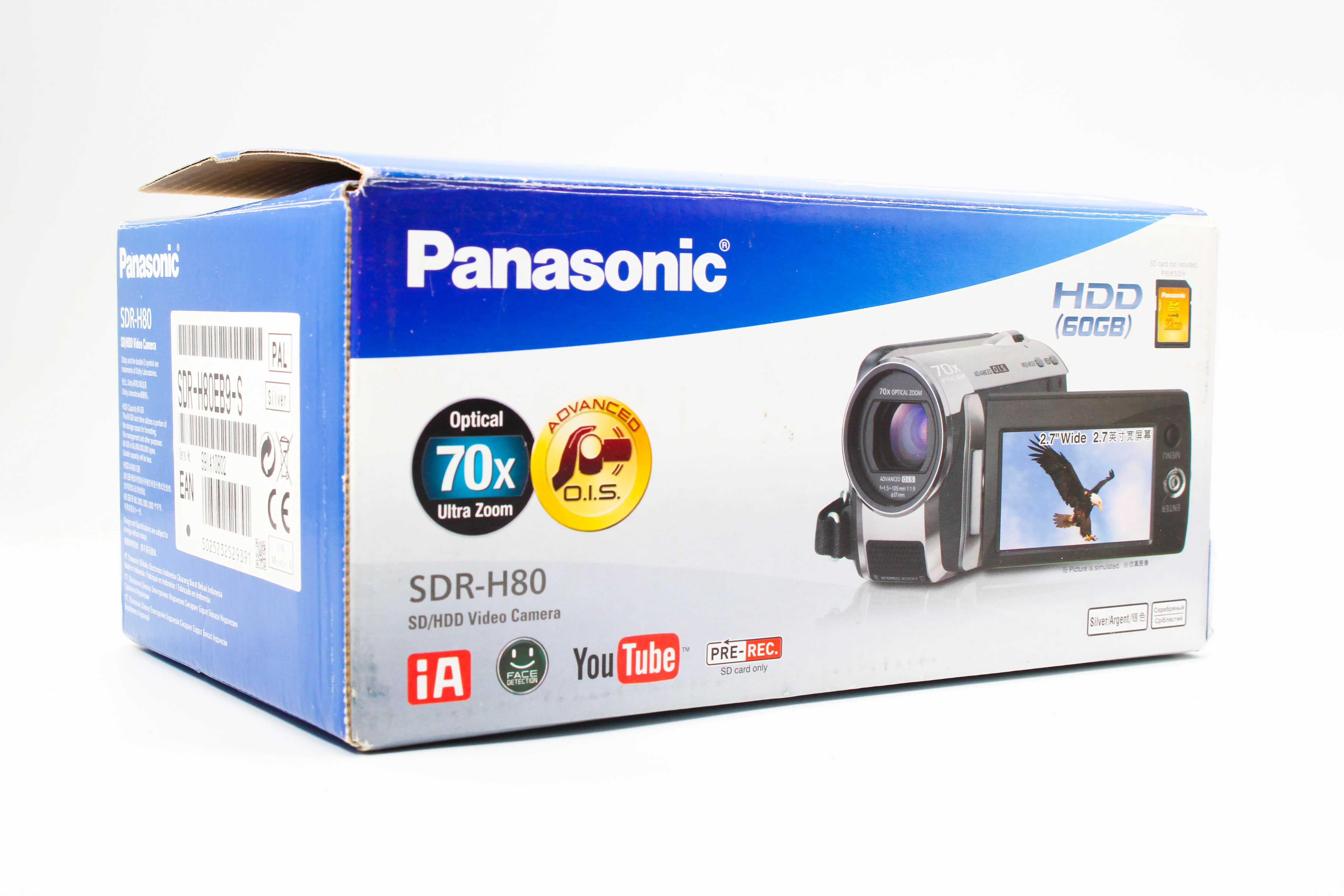 Panasonic SDR-H80 60GB HDD Digital Video Camcorder - Tested Bundle Excellent - Image 3