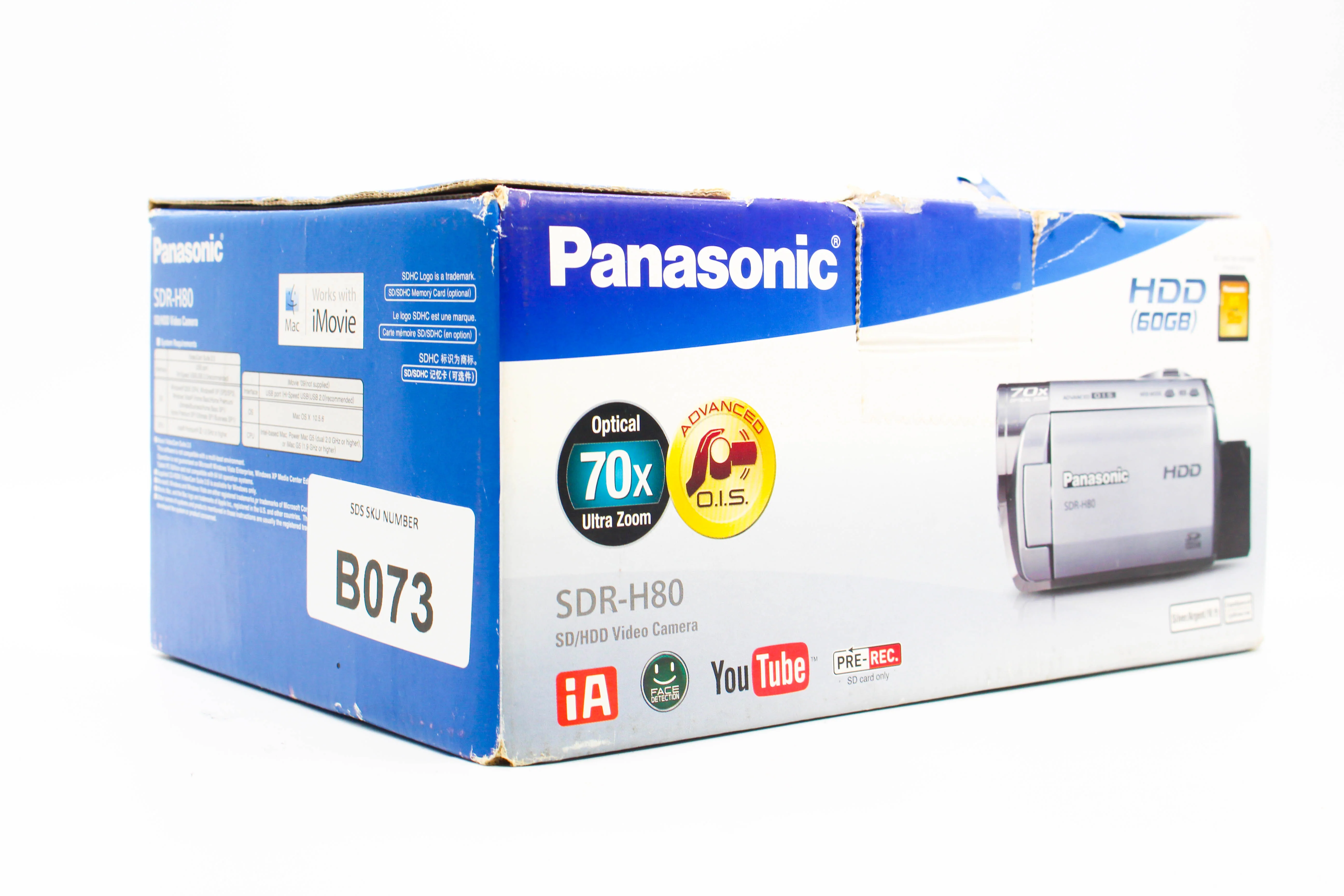 Panasonic SDR-H80 HD SD Card Video Handycam Camcorder Camera - Tested Bundle Excellent - Image 3