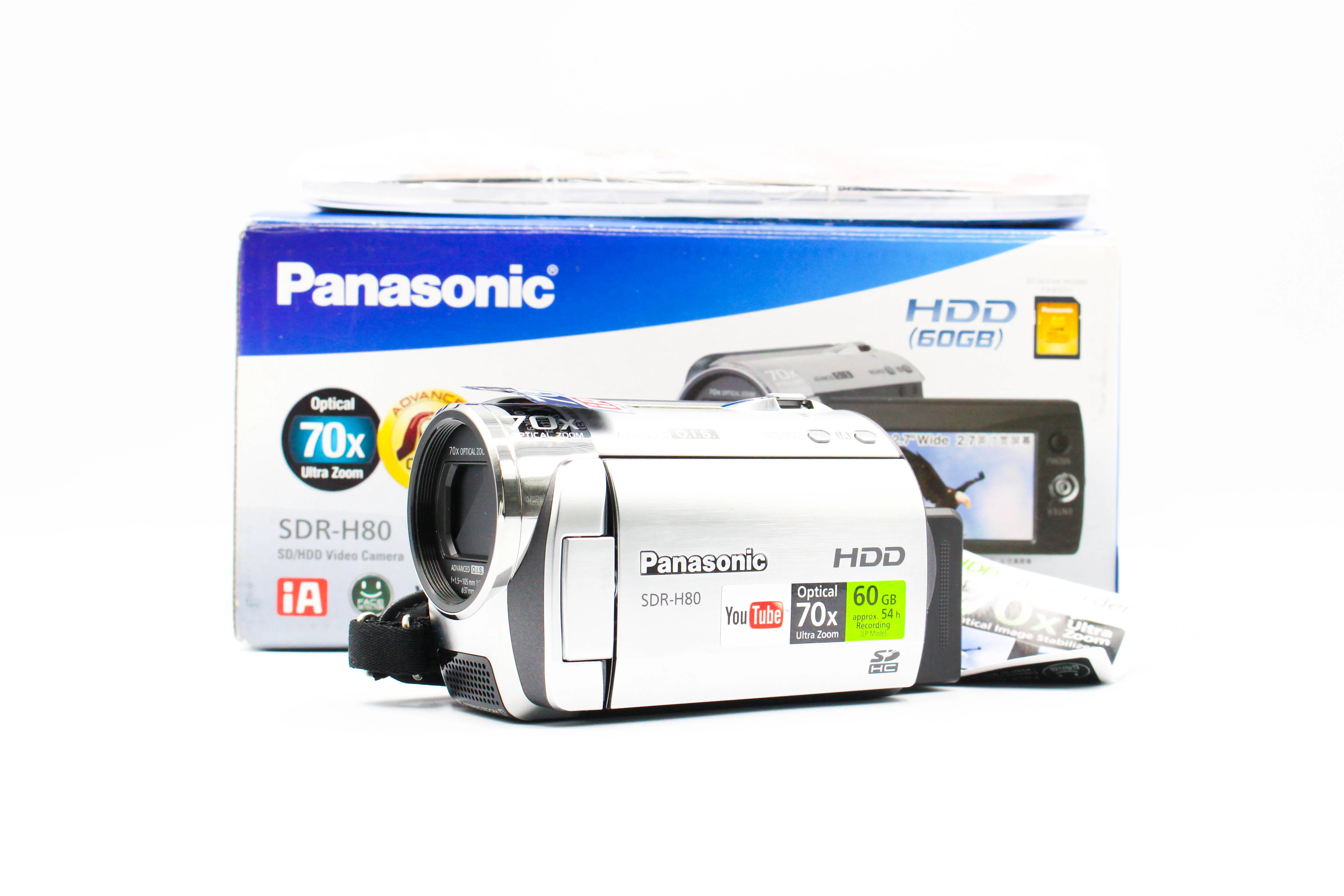 Panasonic SDR-H80 60GB HDD Digital Video Camcorder - Tested Bundle Excellent - Image 2