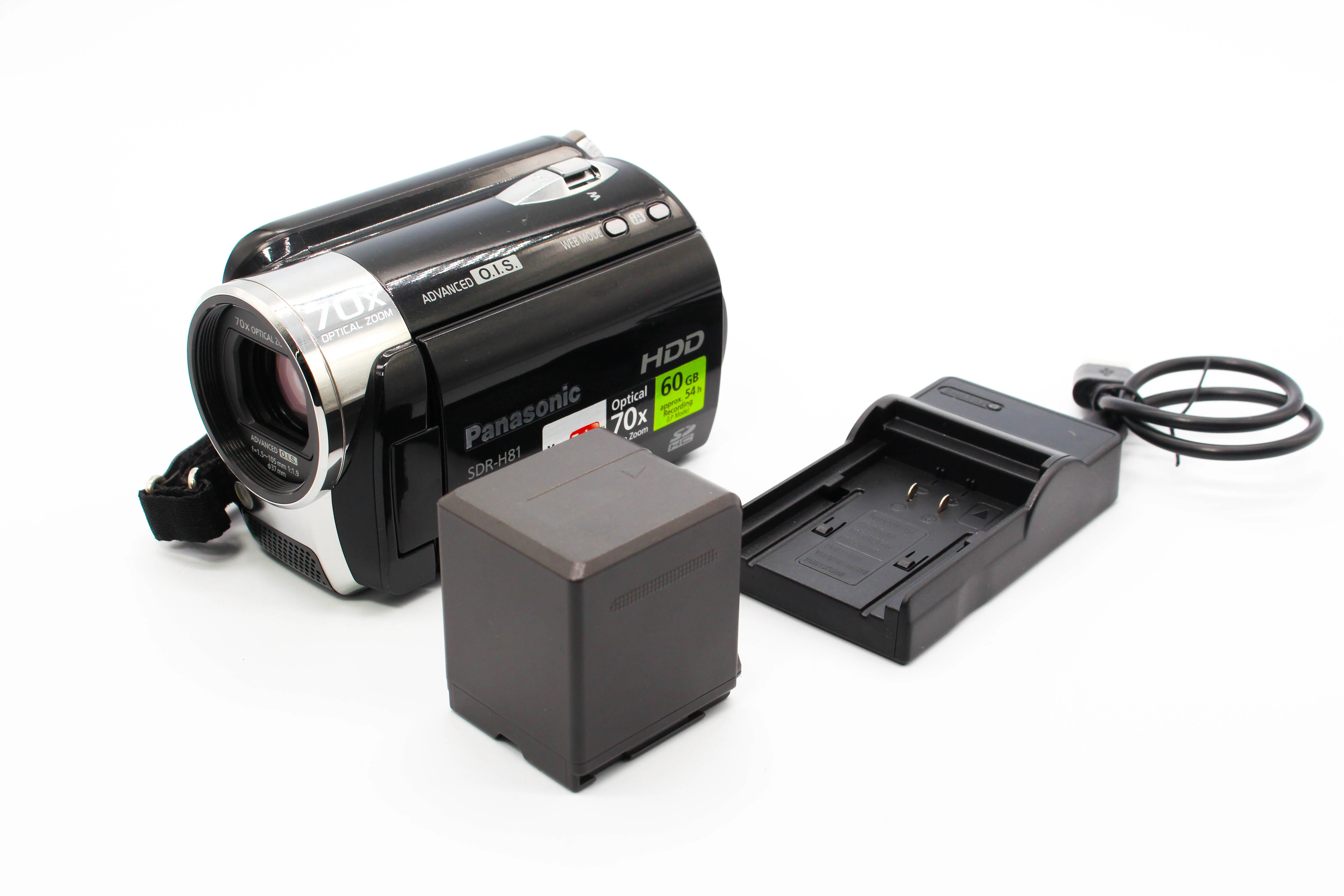Panasonic SDR-H81 HD SD Card Video Handycam Camcorder Camera - Tested Bundle Excellent - Image 2