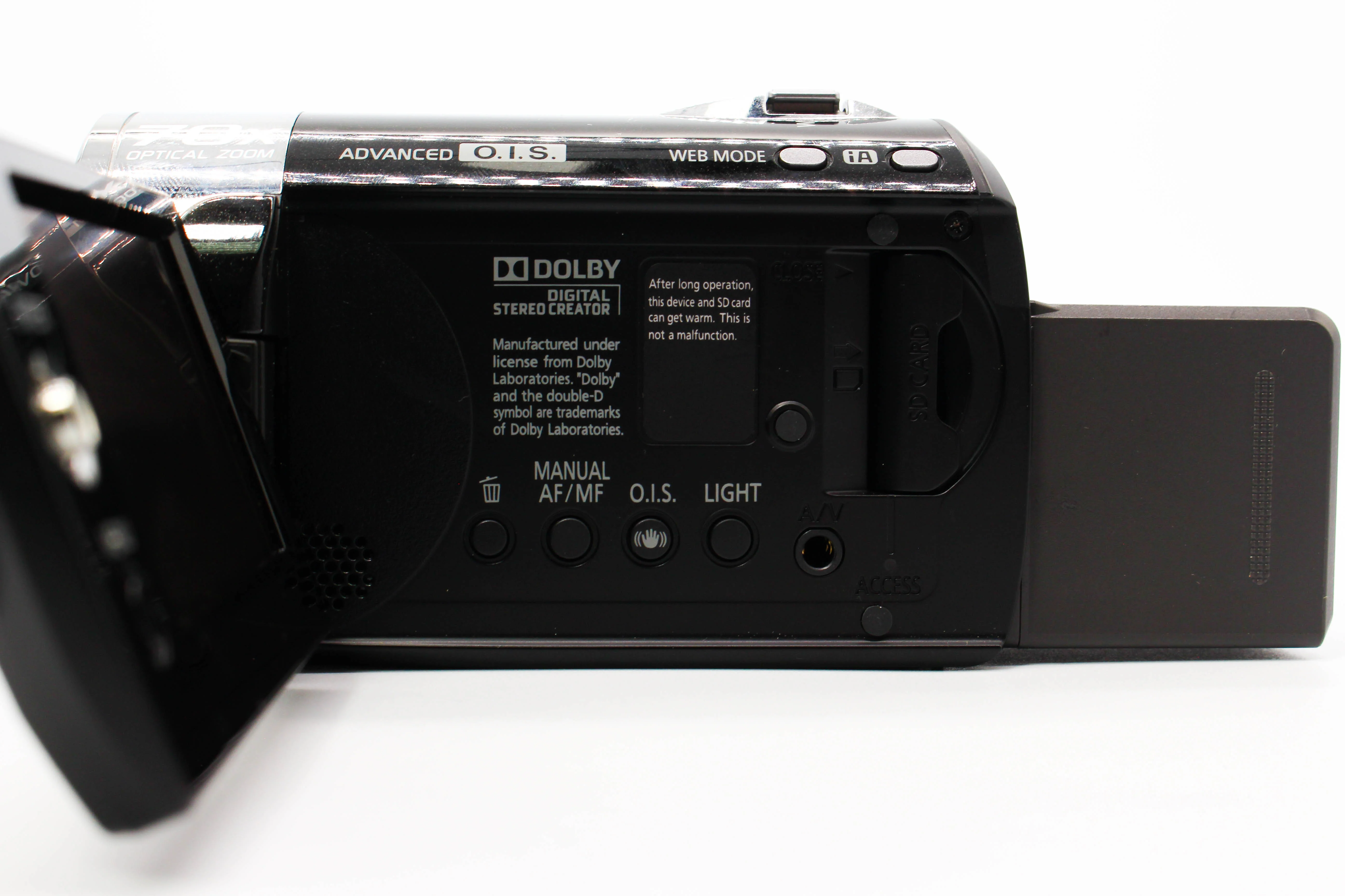 Panasonic SDR-H81 HD SD Card Video Handycam Camcorder Camera - Tested Bundle Excellent - Image 7