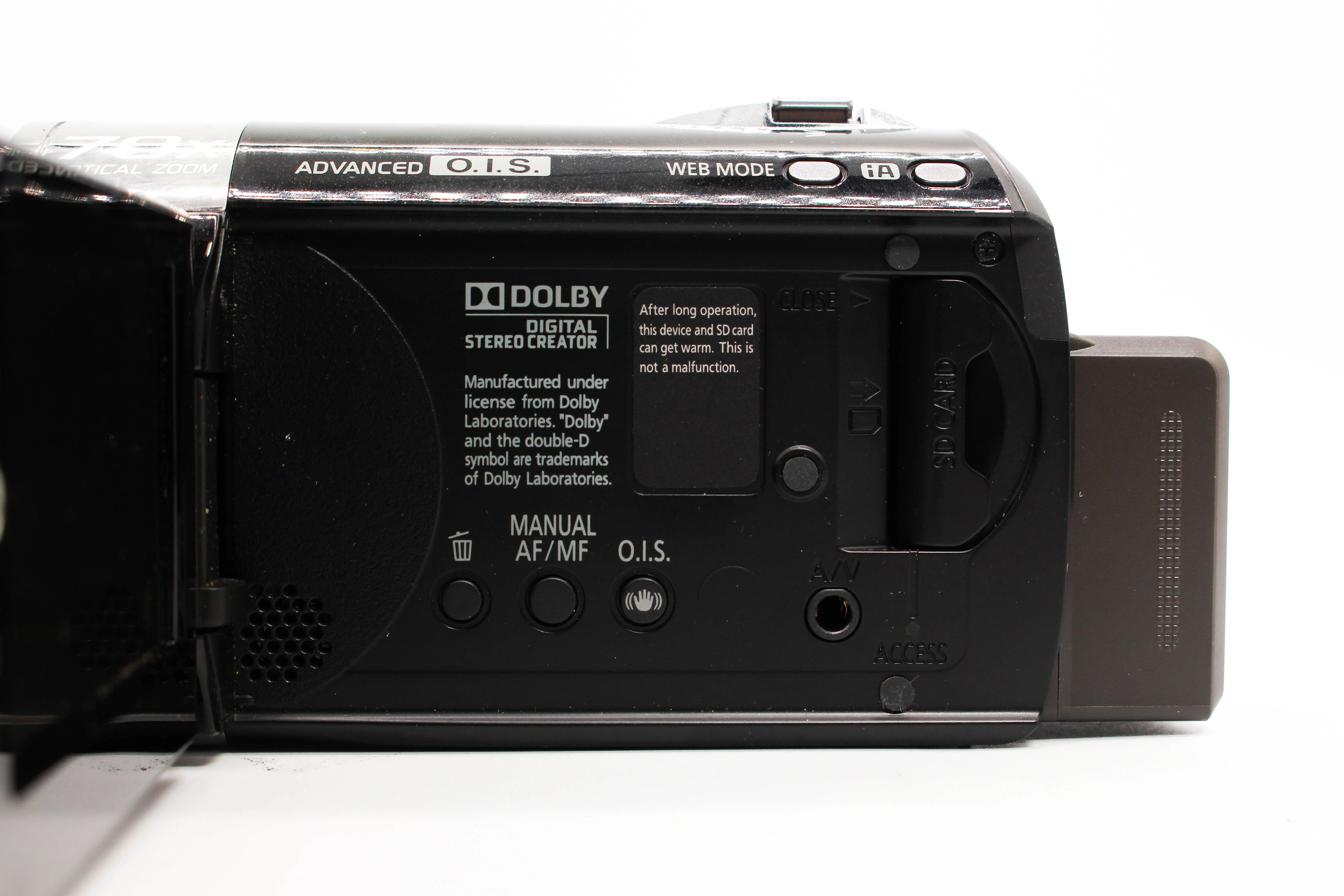Panasonic SDR-H90 HD SD Card Video Handycam Camcorder Camera - Tested Bundle Excellent - Image 9