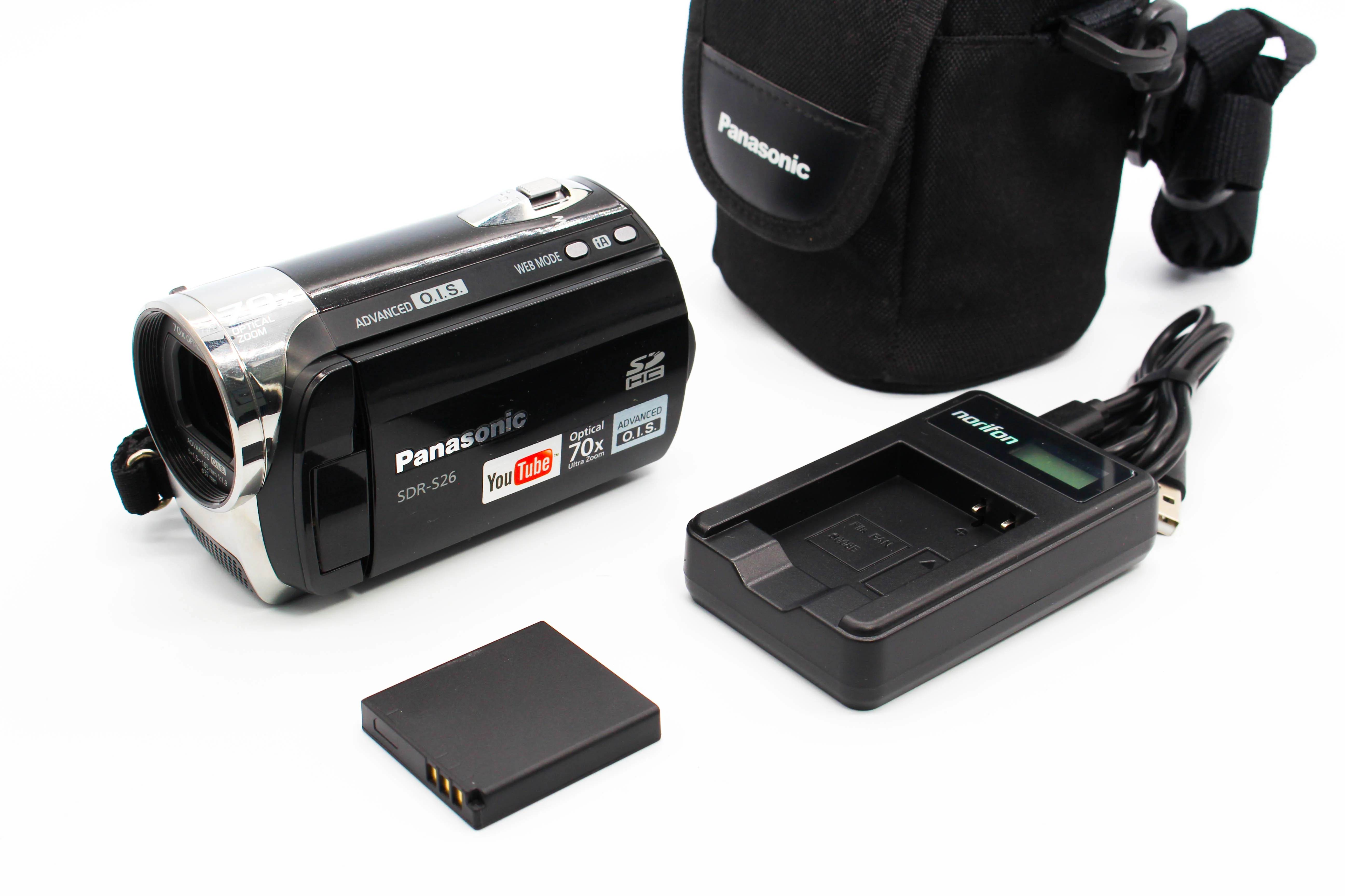 Panasonic SDR-S26 HD SD Card Video Handycam Camcorder Camera - Tested Bundle Excellent - Image 2