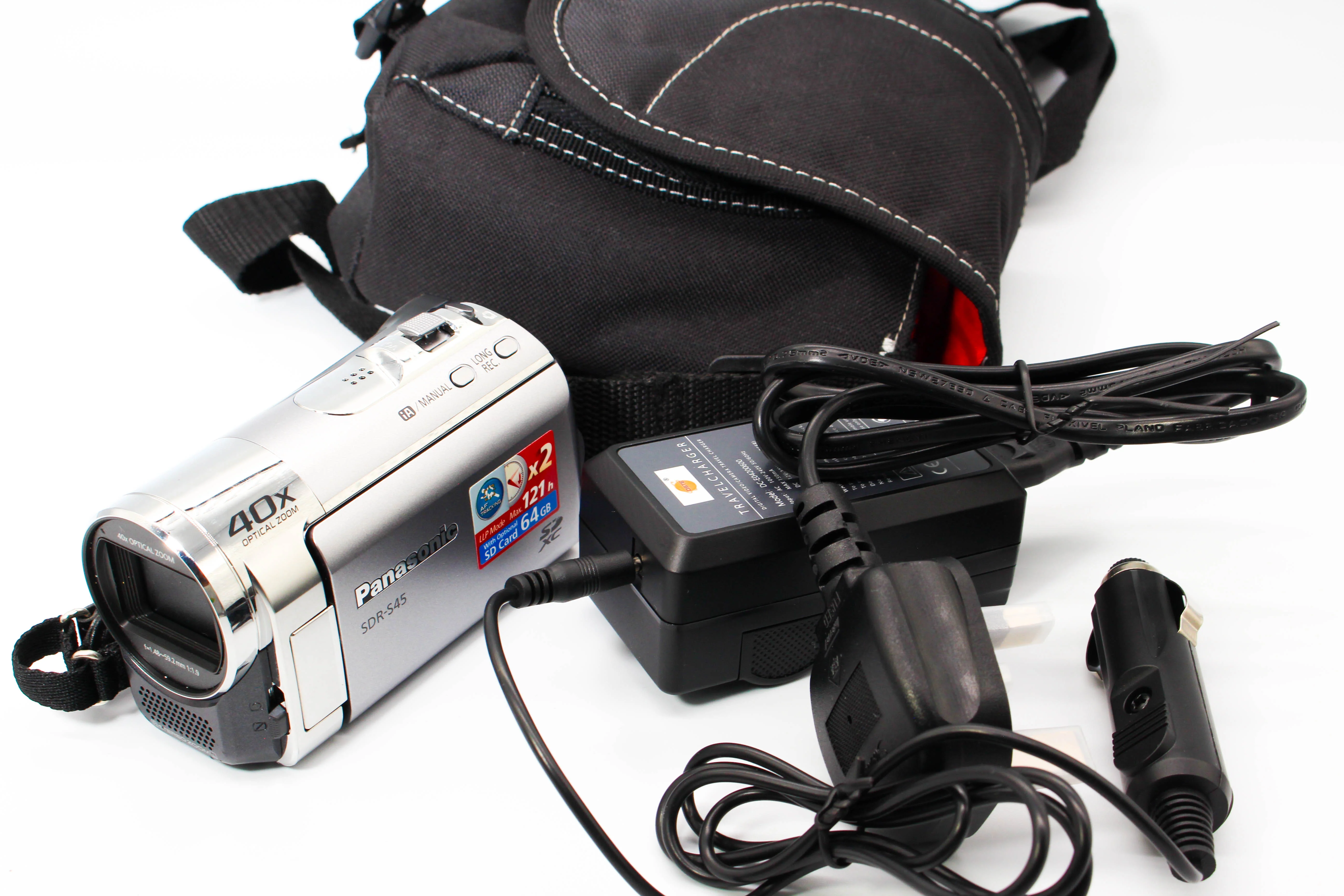 Panasonic SDR-S45 HD SD Card HD Digital Video Camcorder - Tested Bundle Excellent - Image 2