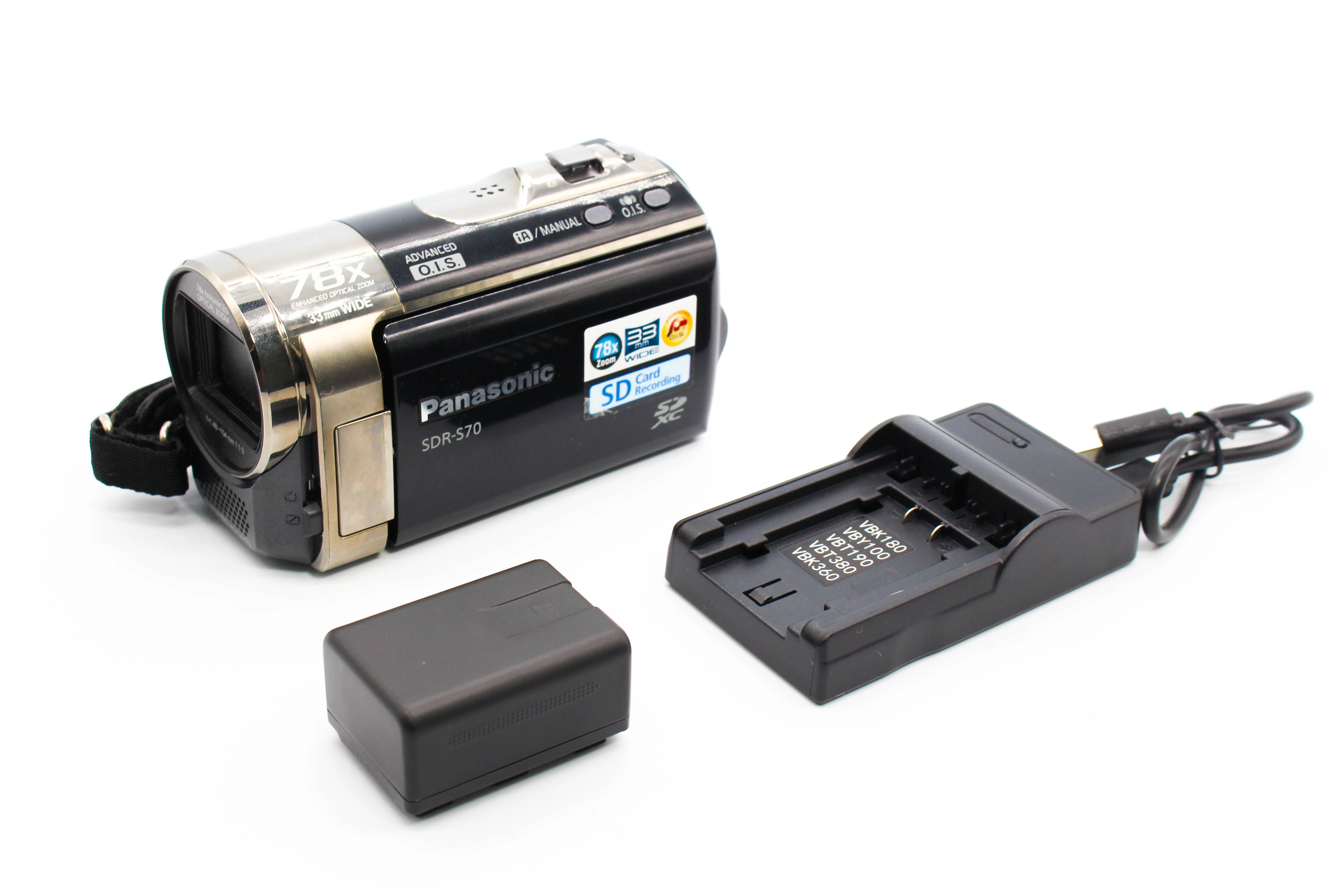 Panasonic SDR-S70 HD SD Card Video Handycam Camcorder Camera - Tested Bundle Excellent - Image 2