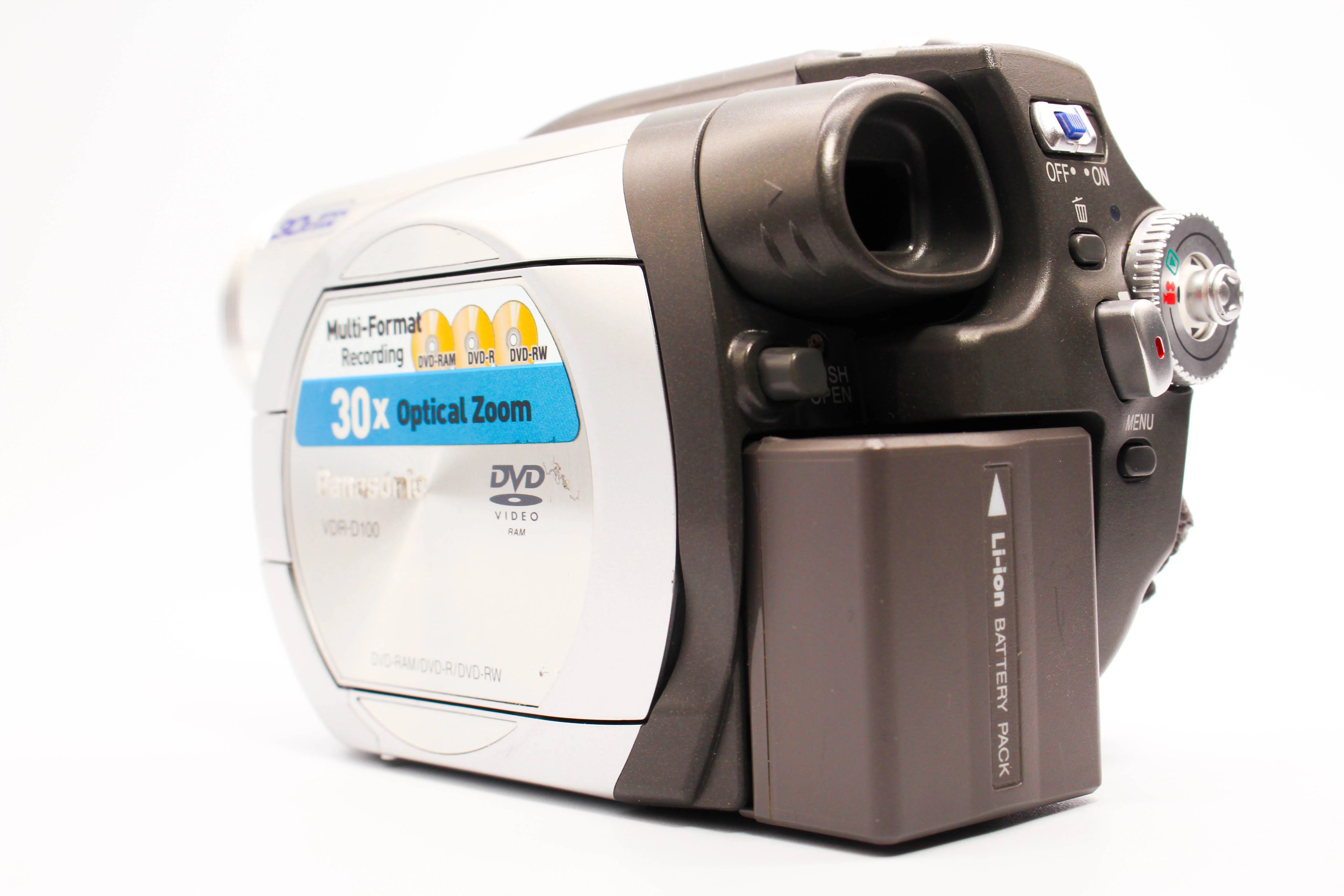 Panasonic VDR-D100EB DVD Video Handycam Camcorder Camera - Tested Bundle Good - Image 3