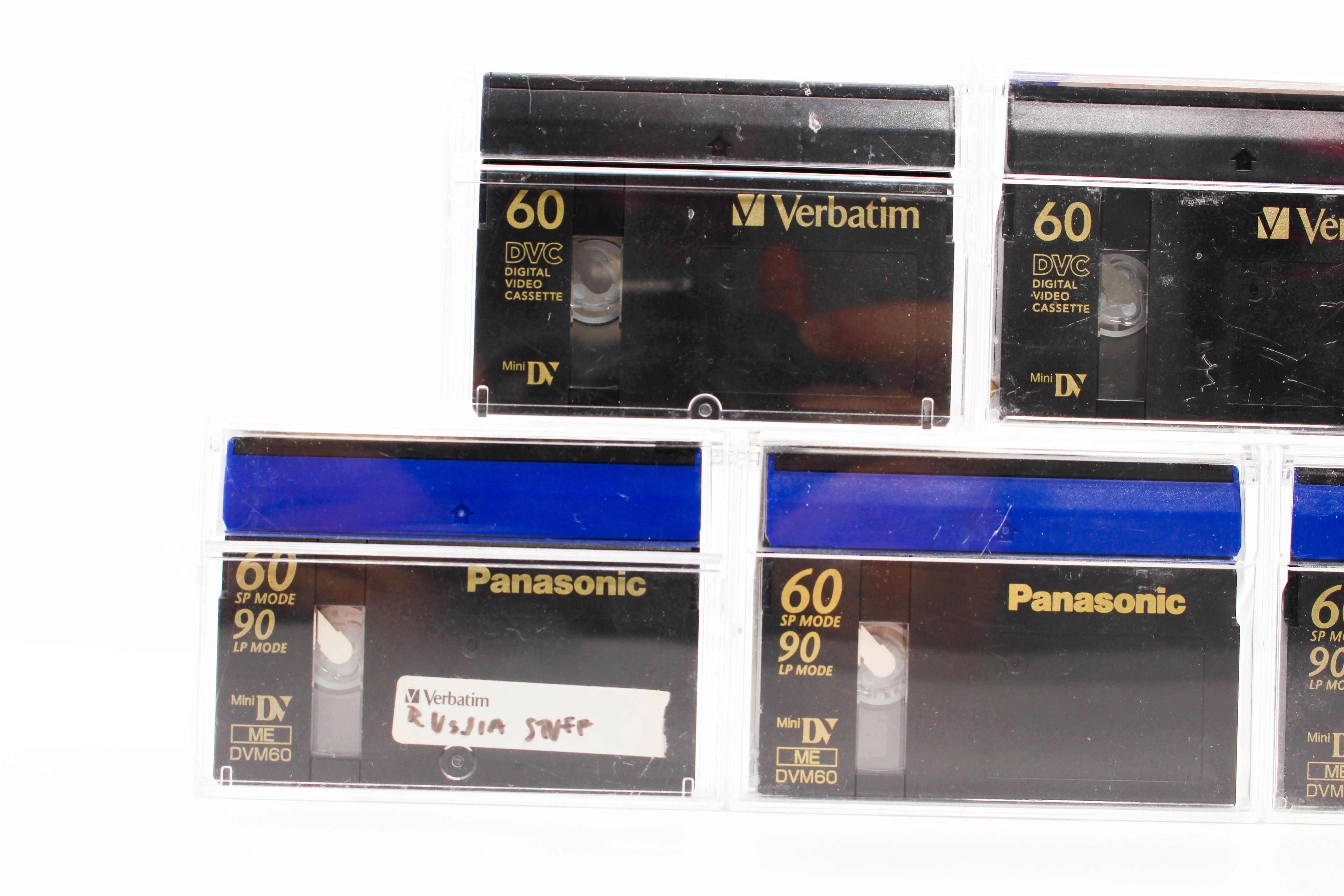 Panasonic Verbatim MiniDV Professional Digital Video Cassette Tape Mixed 5 Pack - Tested Used - Image 4