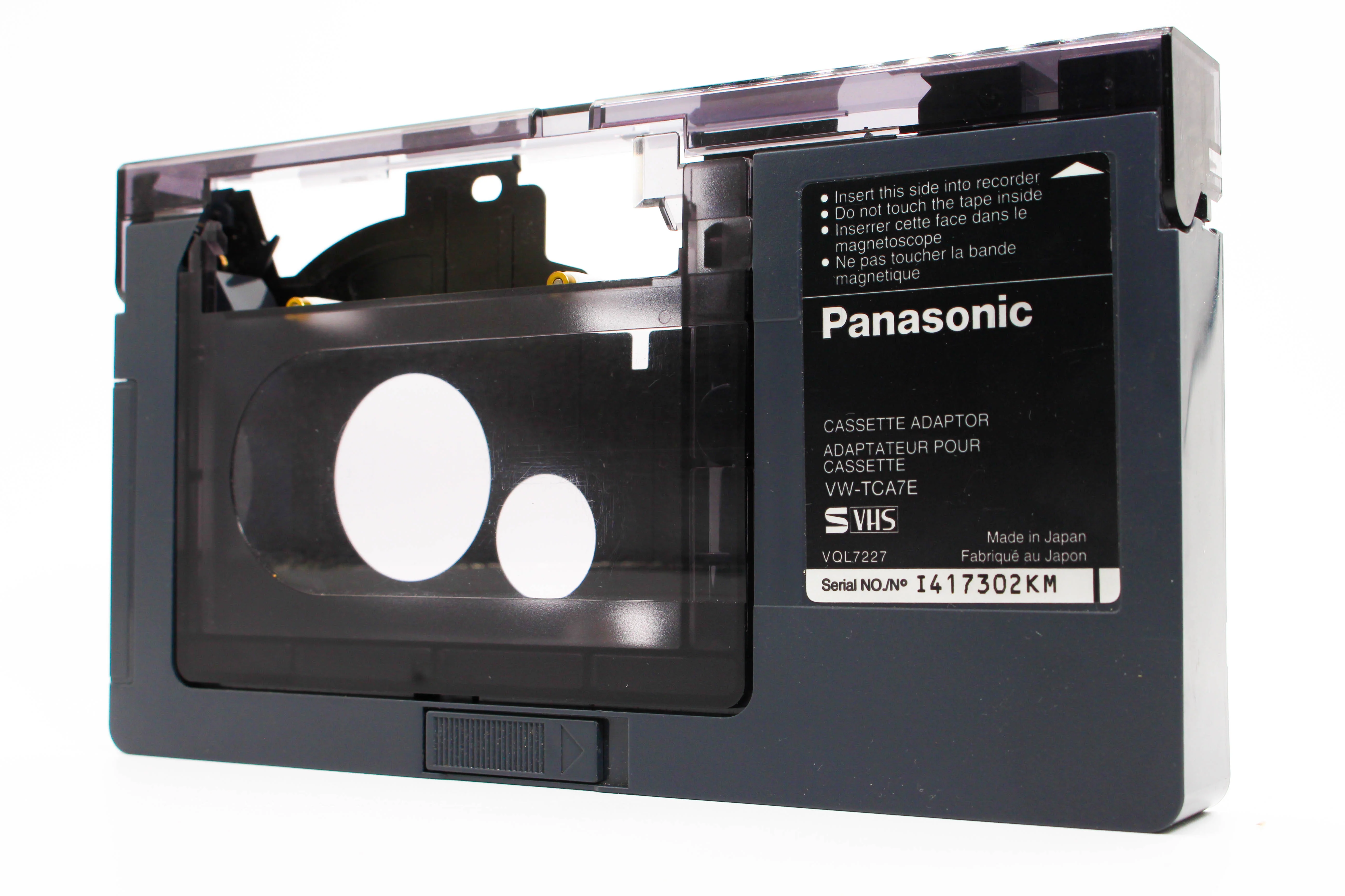 Panasonic VW-TCA7E Compact VHS-C to Full Size S VHS Tape Cassette Adapter - Tested Good - Image 3