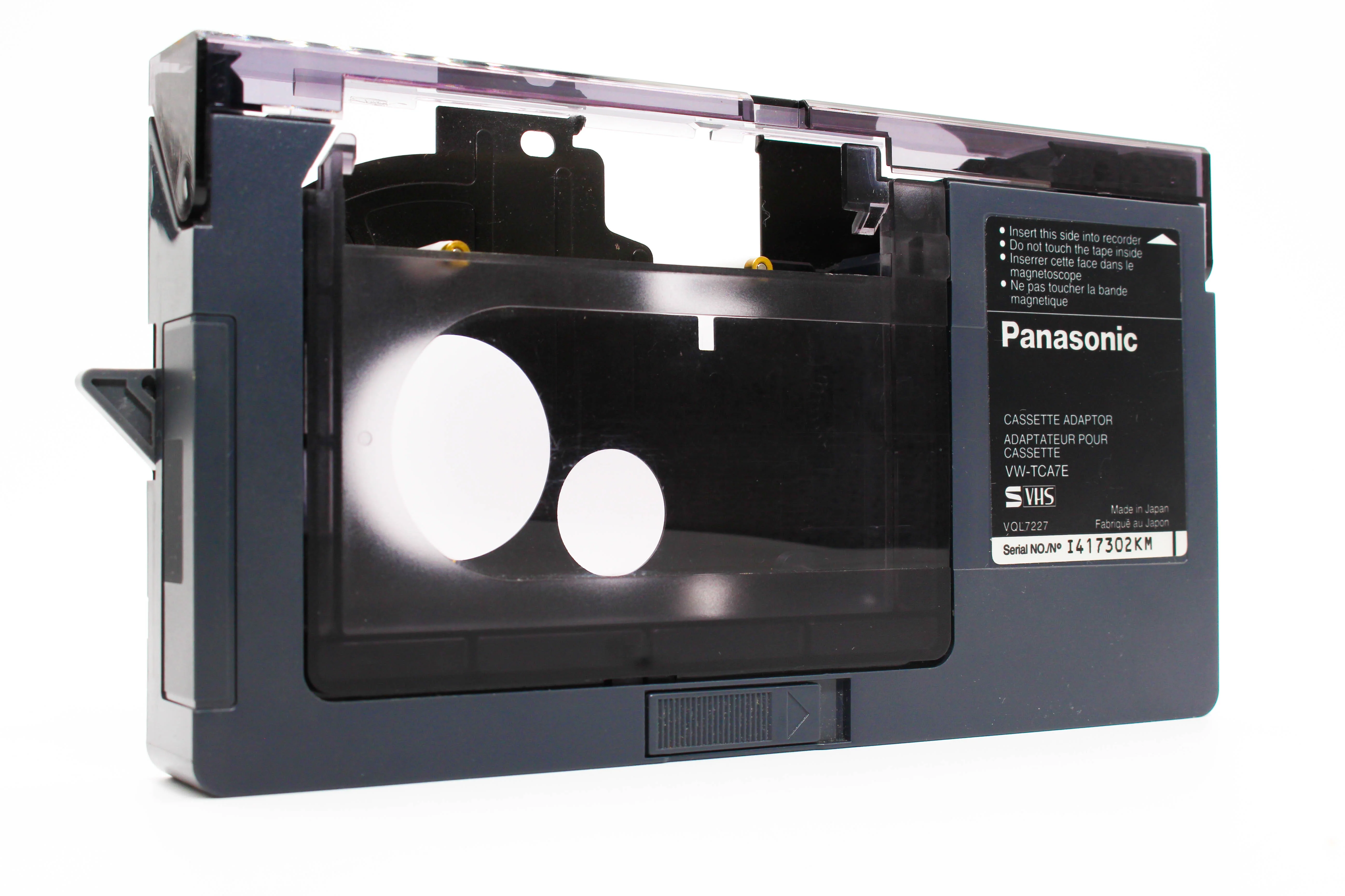 Panasonic VW-TCA7E Compact VHS-C to Full Size S VHS Tape Cassette Adapter - Tested Good - Image 6