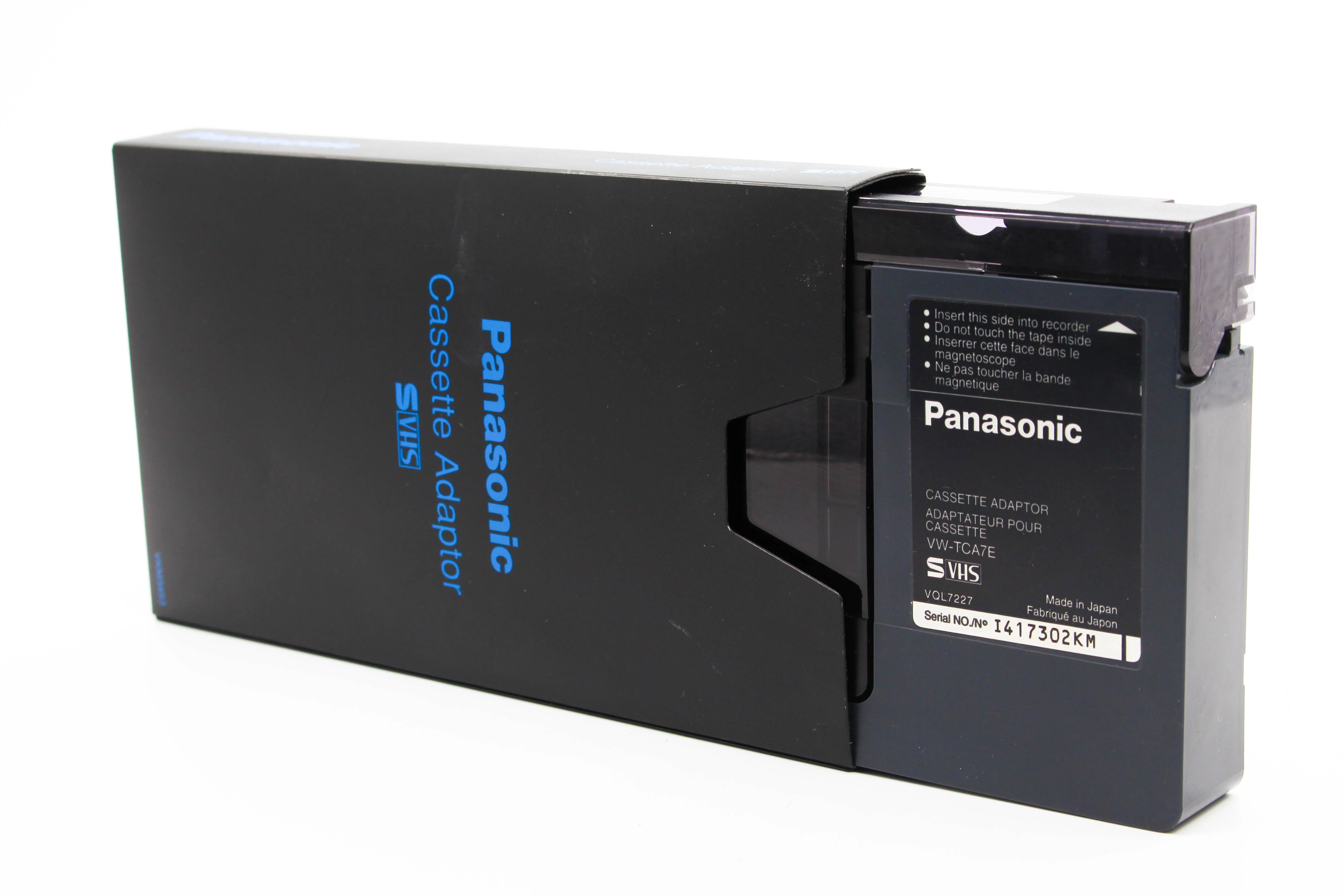 Panasonic VW-TCA7E Compact VHS-C to Full Size S VHS Tape Cassette Adapter - Tested Good - Image 7