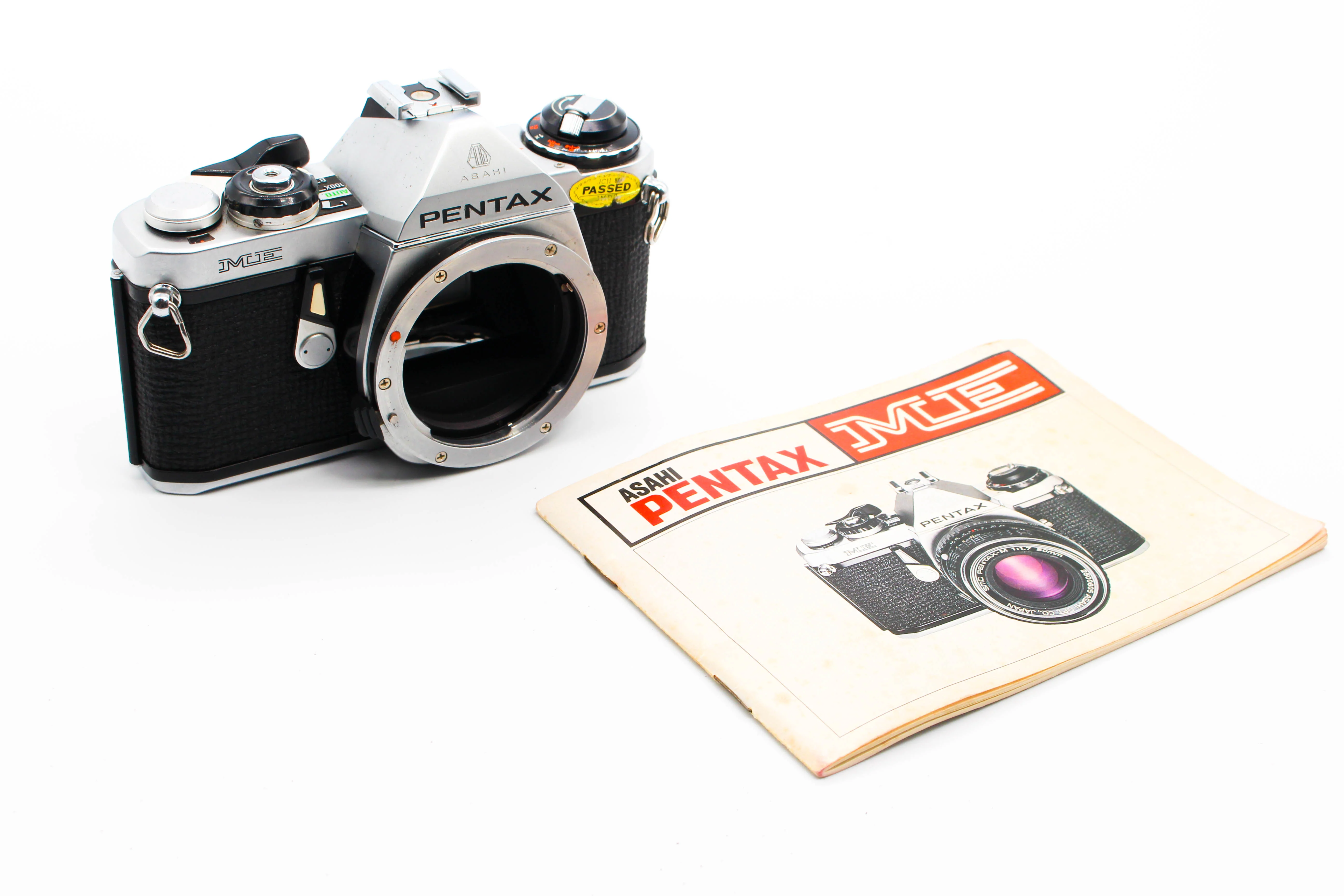 Pentax ME SLR 35mm Film Camera Silver Body Only - Tested Bundle Good - Image 2