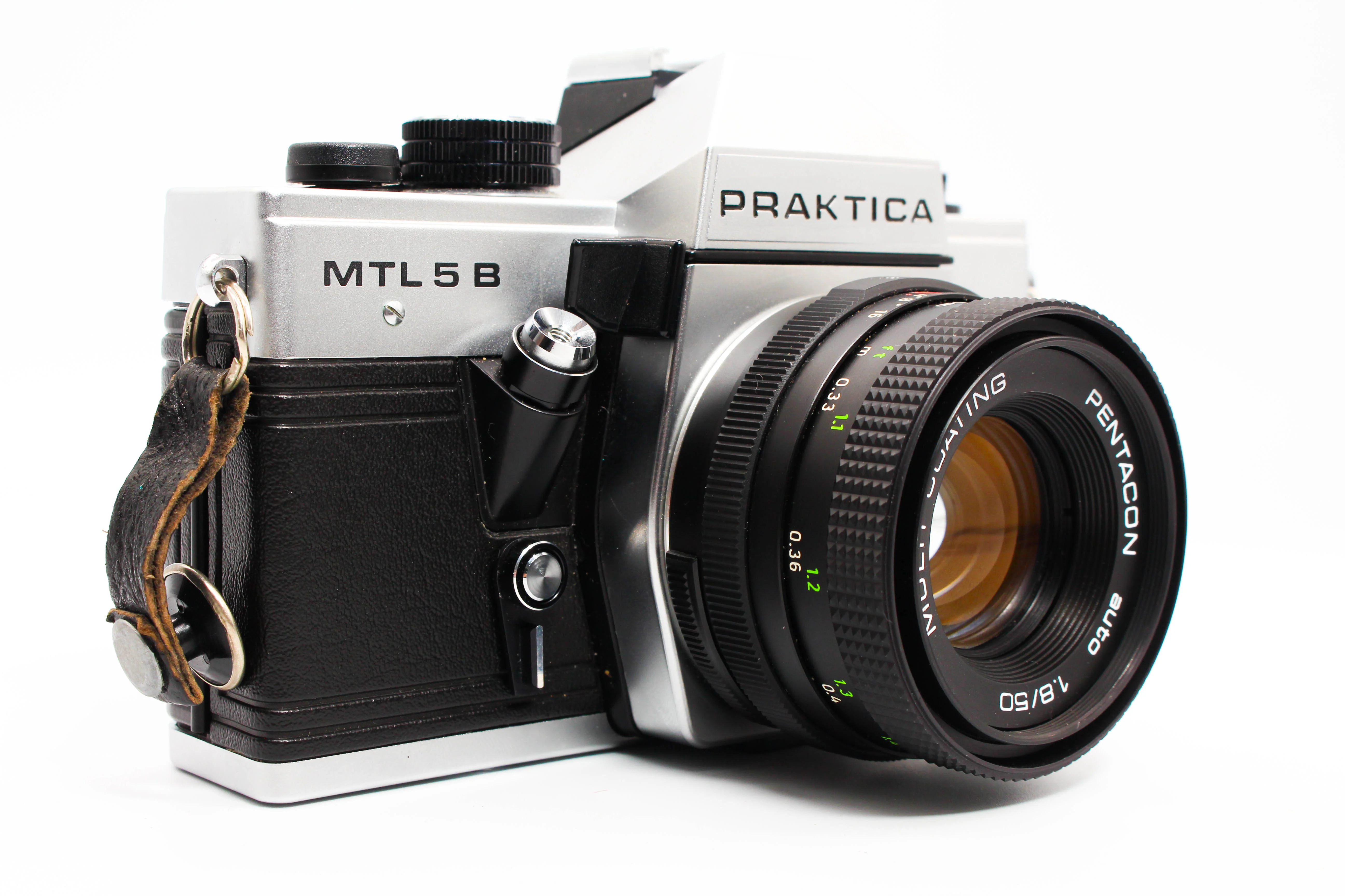 Praktica MTL 5B 35mm Film SLR Camera With Pentacon Auto f/1.8 50mm Lens - Tested Excellent - Image 4