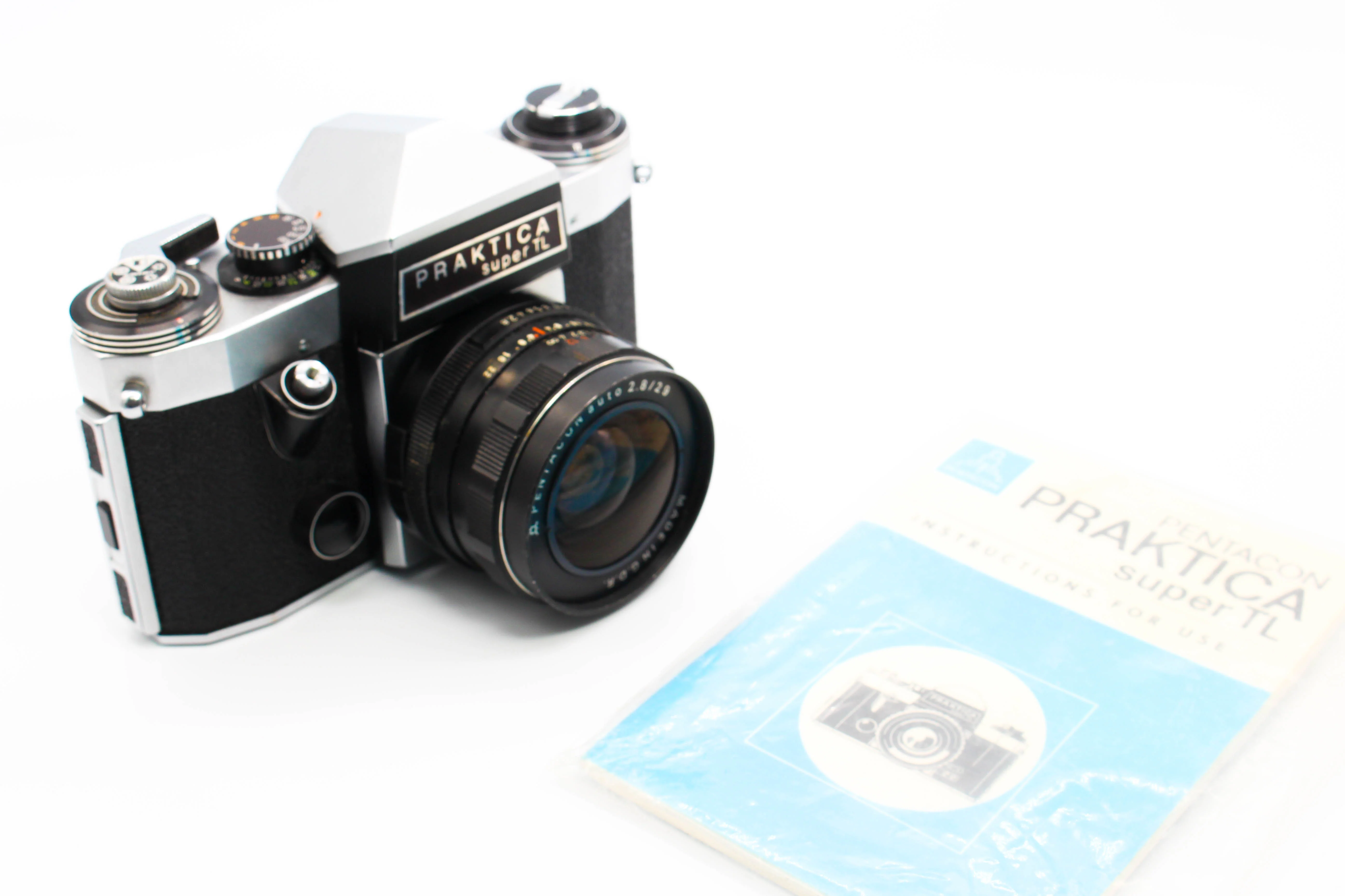 Praktica Super TL 35mm Film SLR Camera With Pentacon Auto f/2.8 29mm Lens - Tested Bundle - Image 2