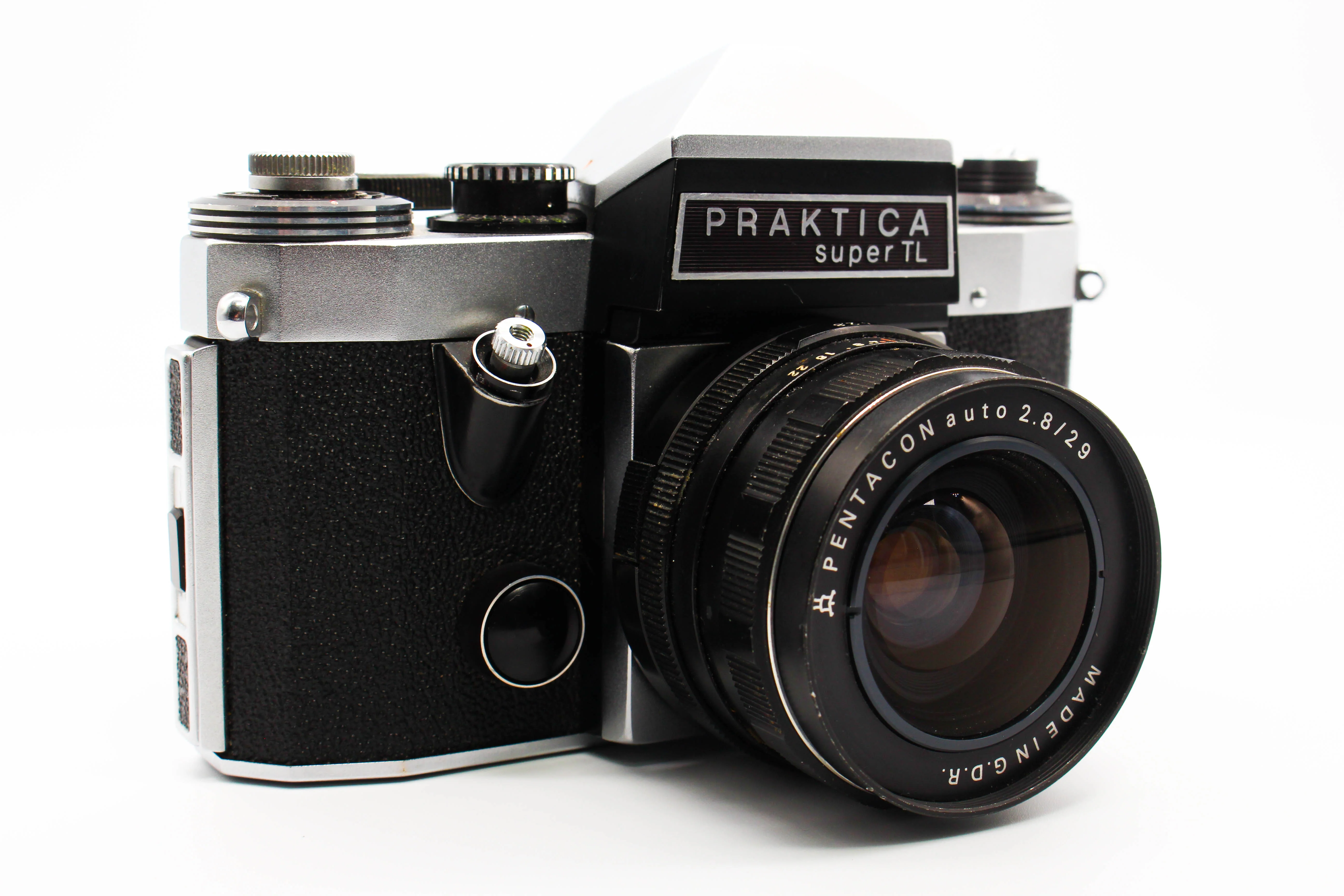 Praktica Super TL 35mm Film SLR Camera With Pentacon Auto f/2.8 29mm Lens - Tested Bundle - Image 3