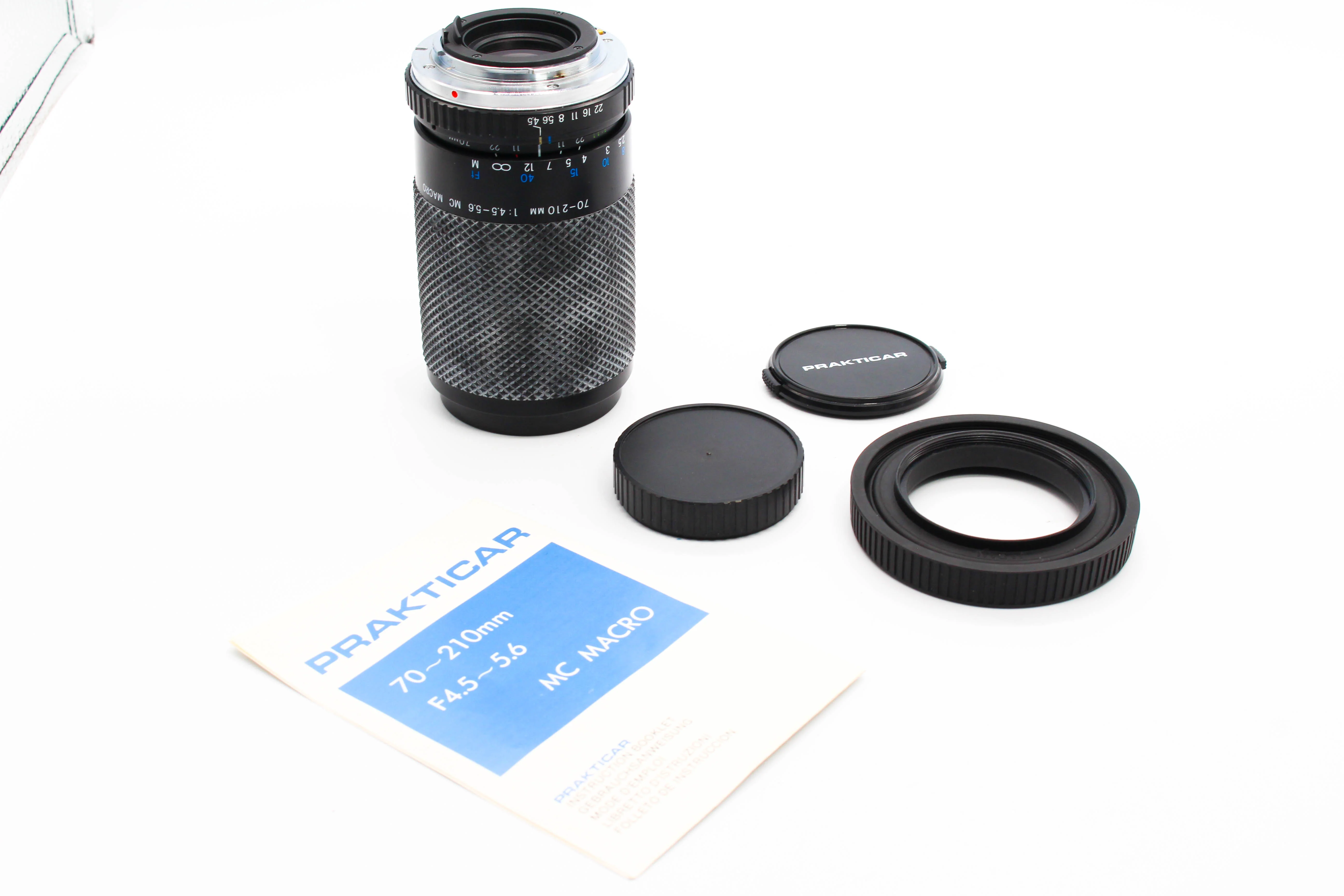 Prakticar 70-210mm f/4.5-5.6 PB Mount Auto-Zoom Macro Lens - Tested Good - Image 2