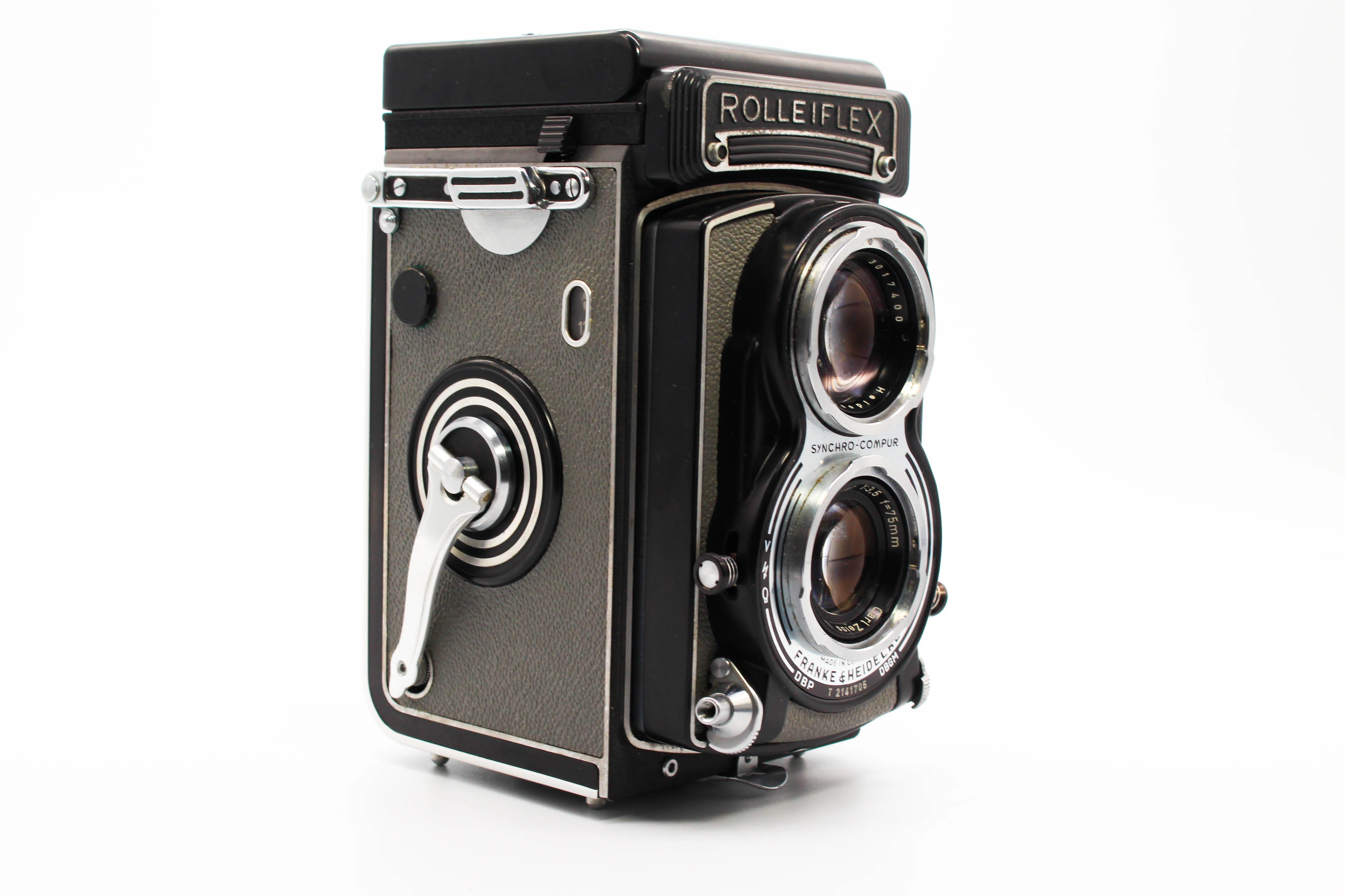 Rolleiflex K8 T Model 1 TLR Vintage Medium Format Film Camera With 75mm f/3.5 Tessar Carl Zeiss Lens and Leather Case - Tested Bundle - Image 3