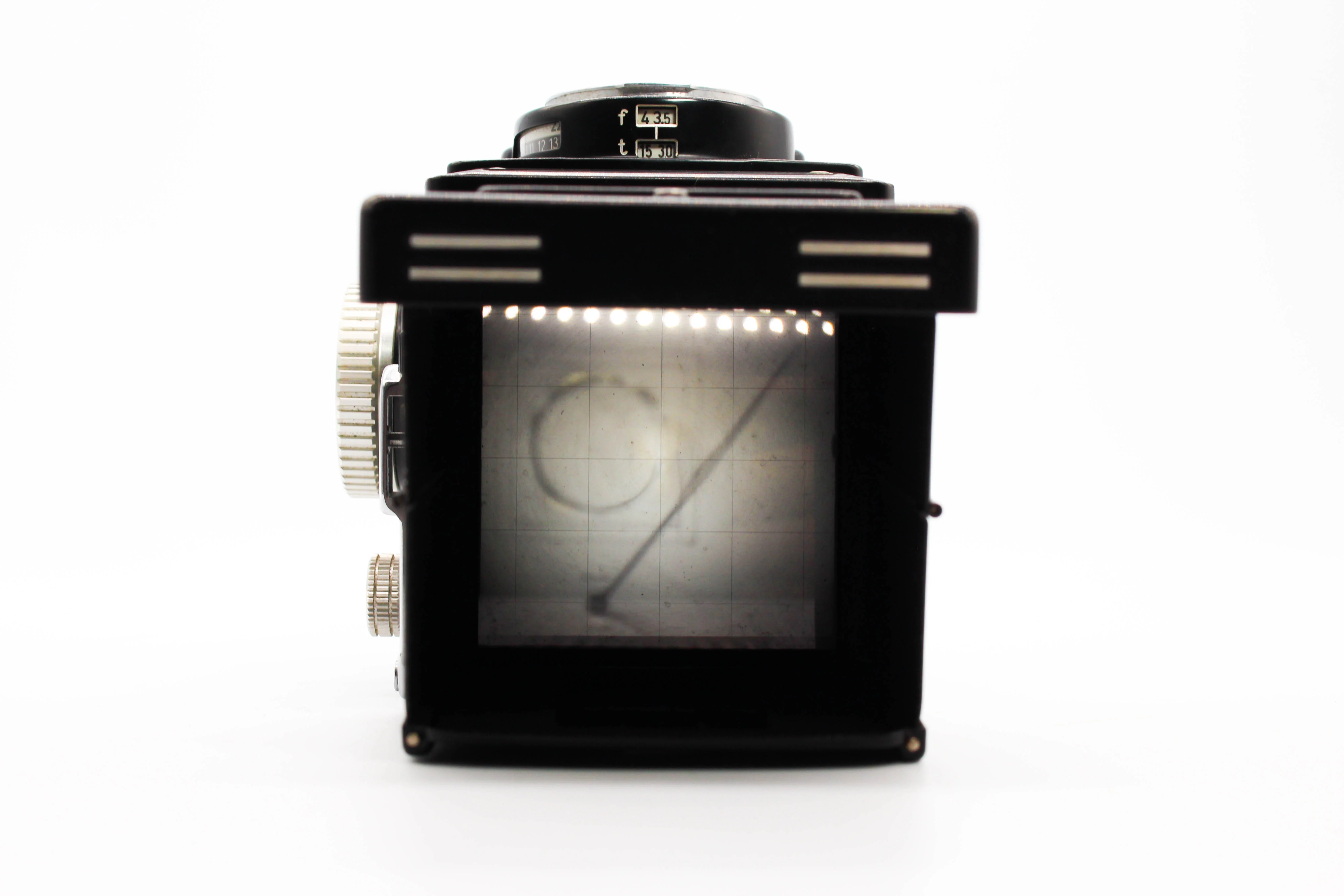 Rolleiflex K8 T Model 1 TLR Vintage Medium Format Film Camera With 75mm f/3.5 Tessar Carl Zeiss Lens and Leather Case - Tested Bundle - Image 8
