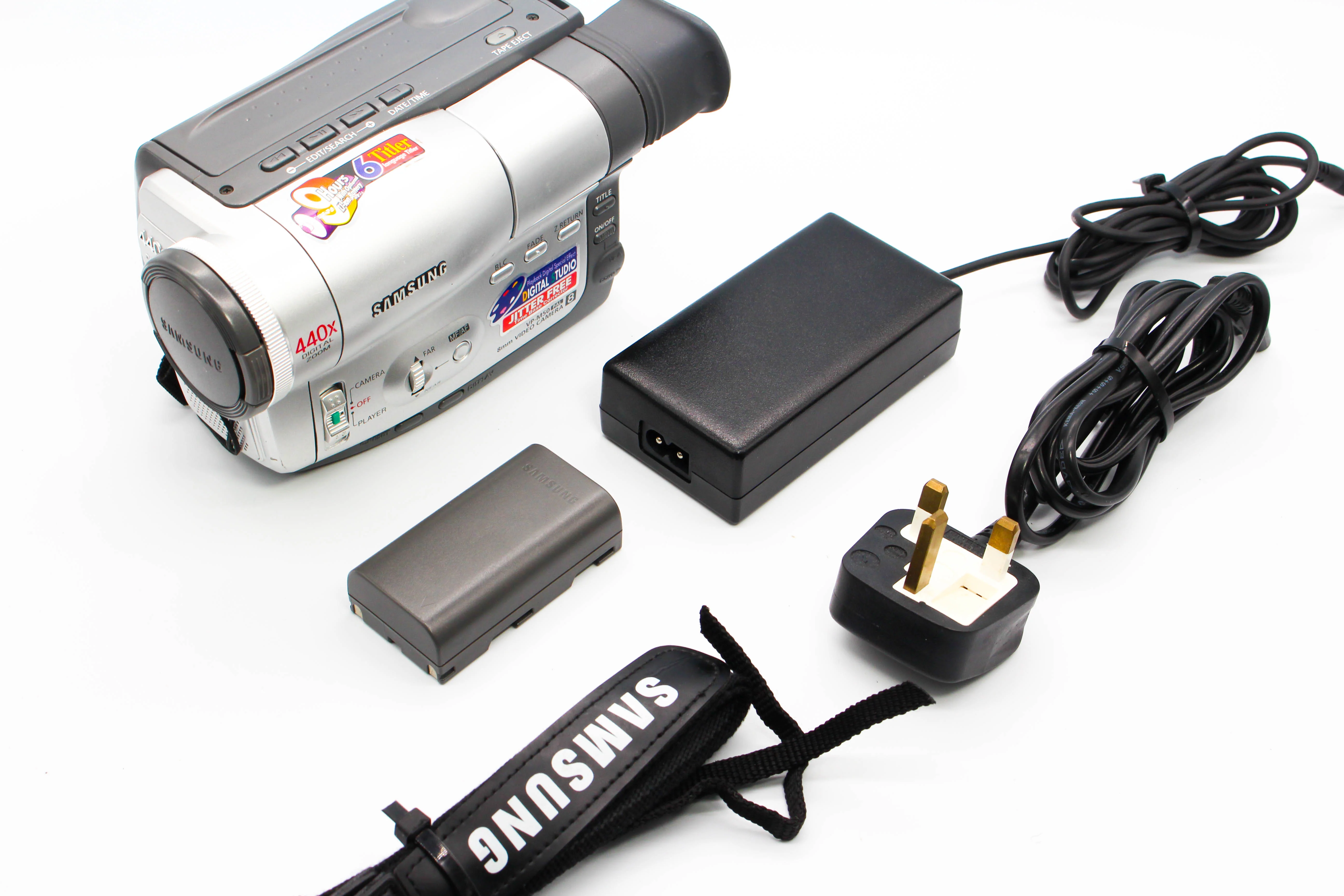 Samsung VP-M50 Video8 8mm Analog Video Camcorder Handycam Camera - Tested Bundle Excellent - Image 2