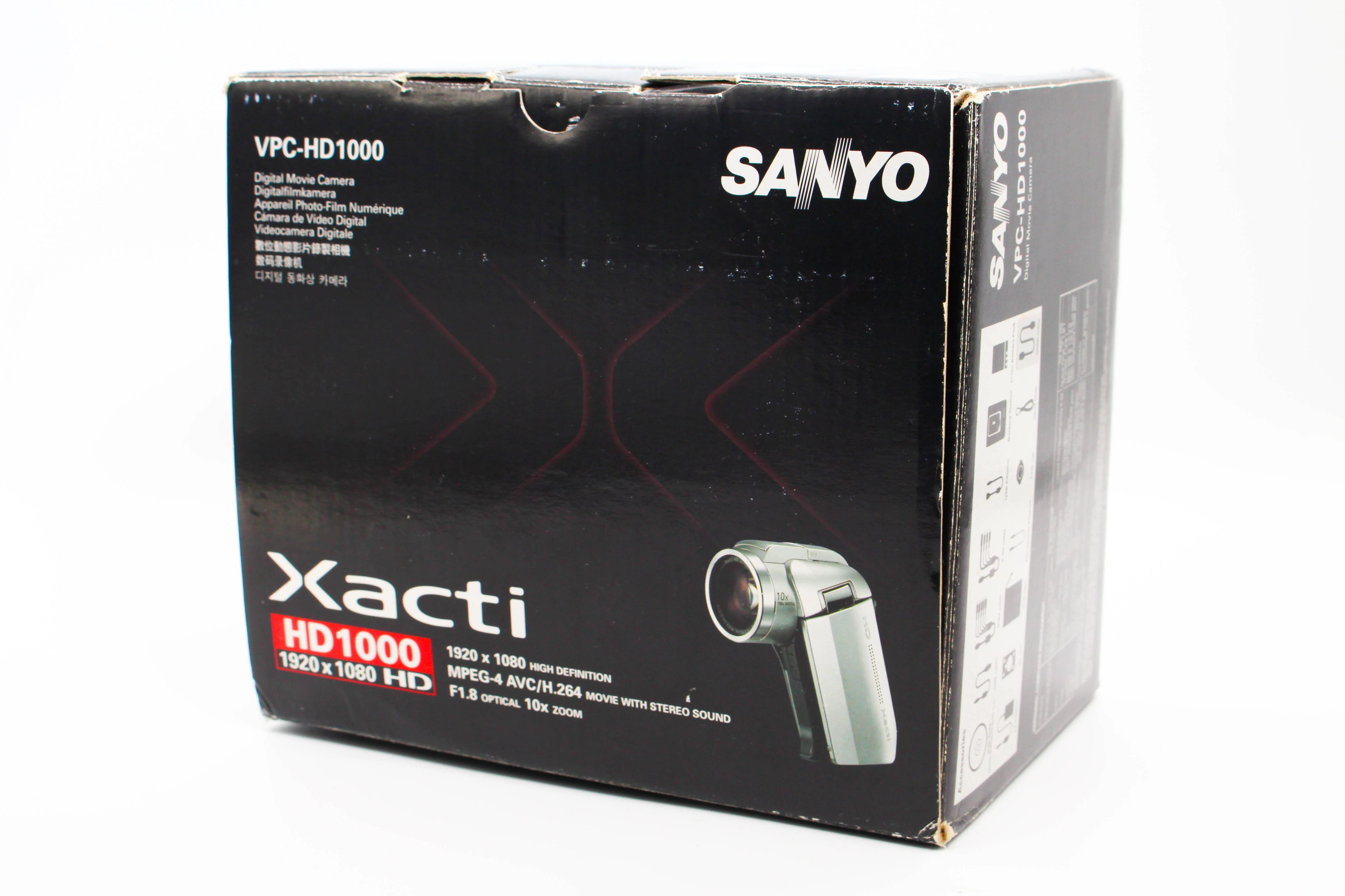 Sanyo Xacti VPC-HD1000 HD SD Card Video Handycam Camcorder Camera - Tested Bundle Excellent - Image 4