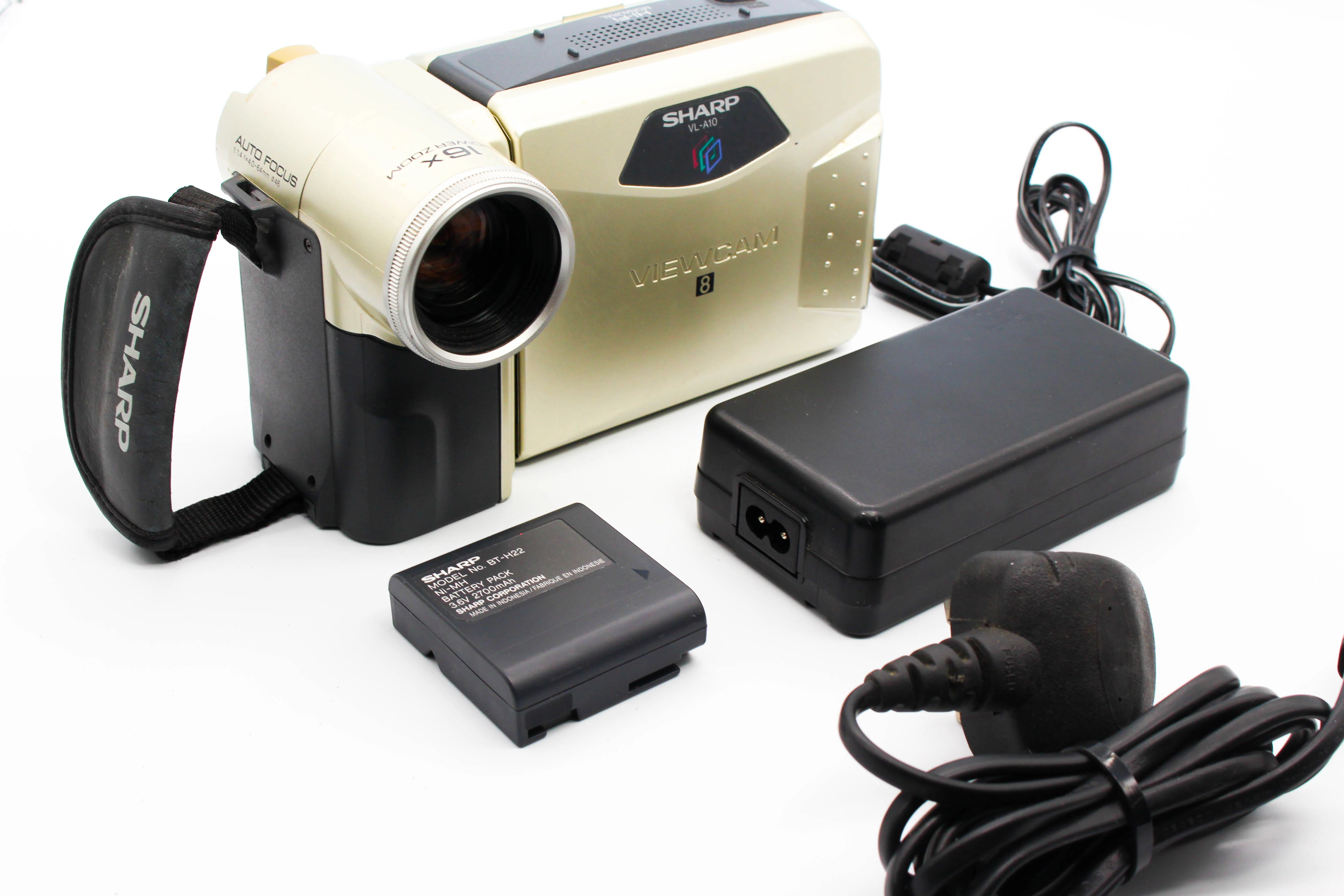 Sharp VL-A10H Video8 8mm Analog Video Handycam Camcorder Camera - Tested Bundle Excellent - Image 2
