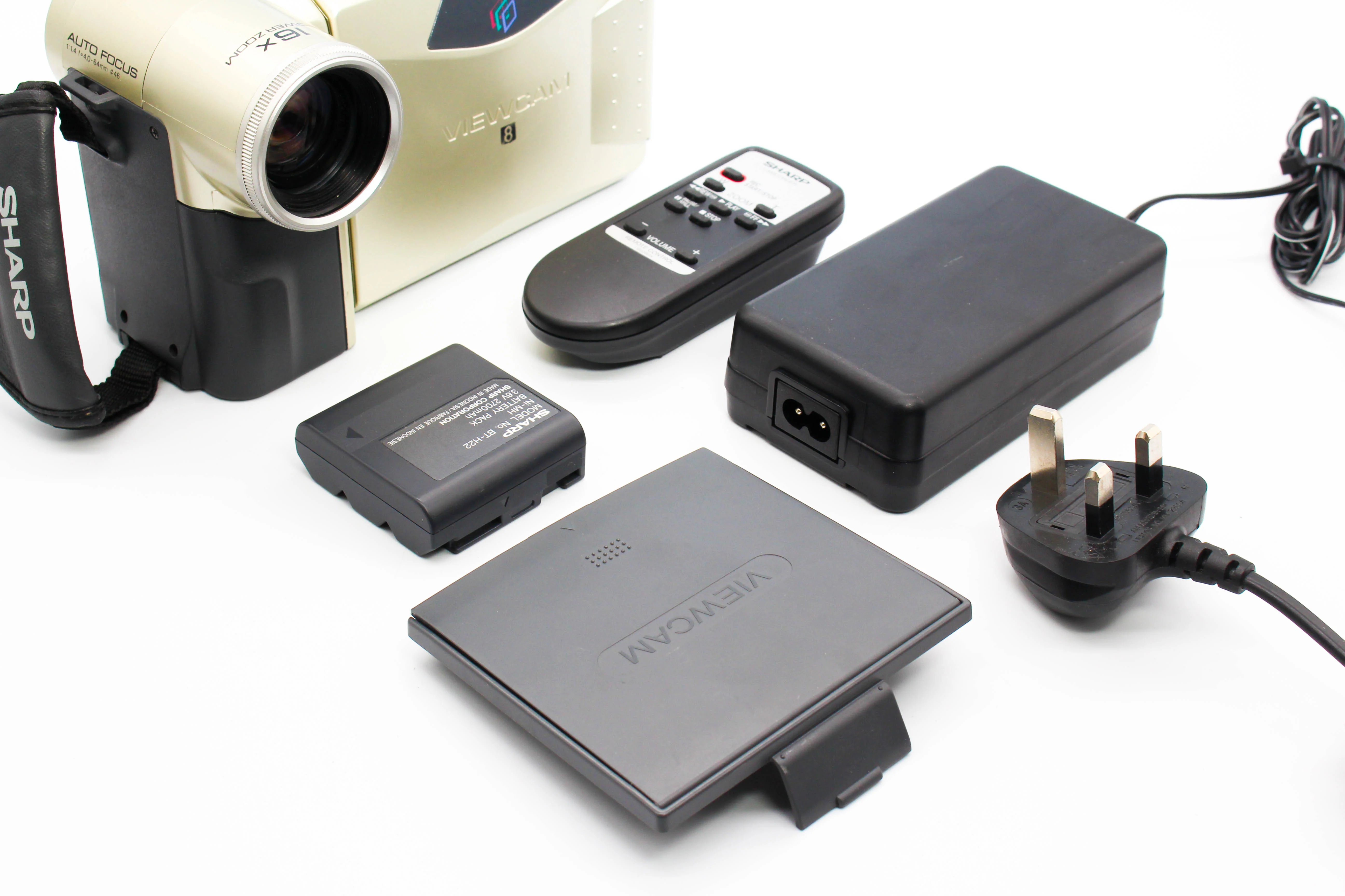 Sharp VL-A10H Viewcam Video8 8mm Video Handycam Camcorder Camera - Tested Bundle Excellent - Image 2