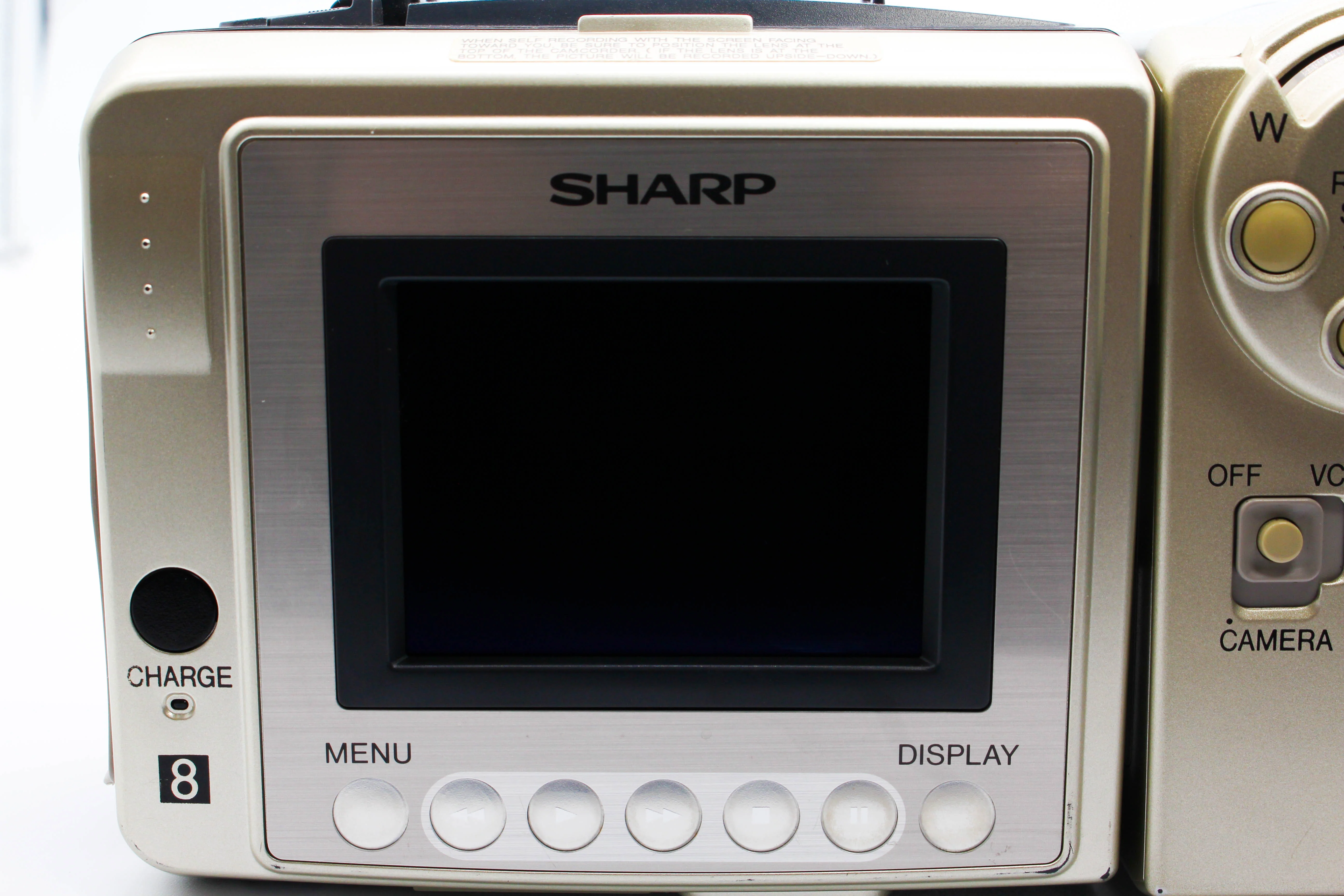 Sharp VL-A10H Viewcam Video8 8mm Video Handycam Camcorder Camera - Tested Bundle Excellent - Image 6